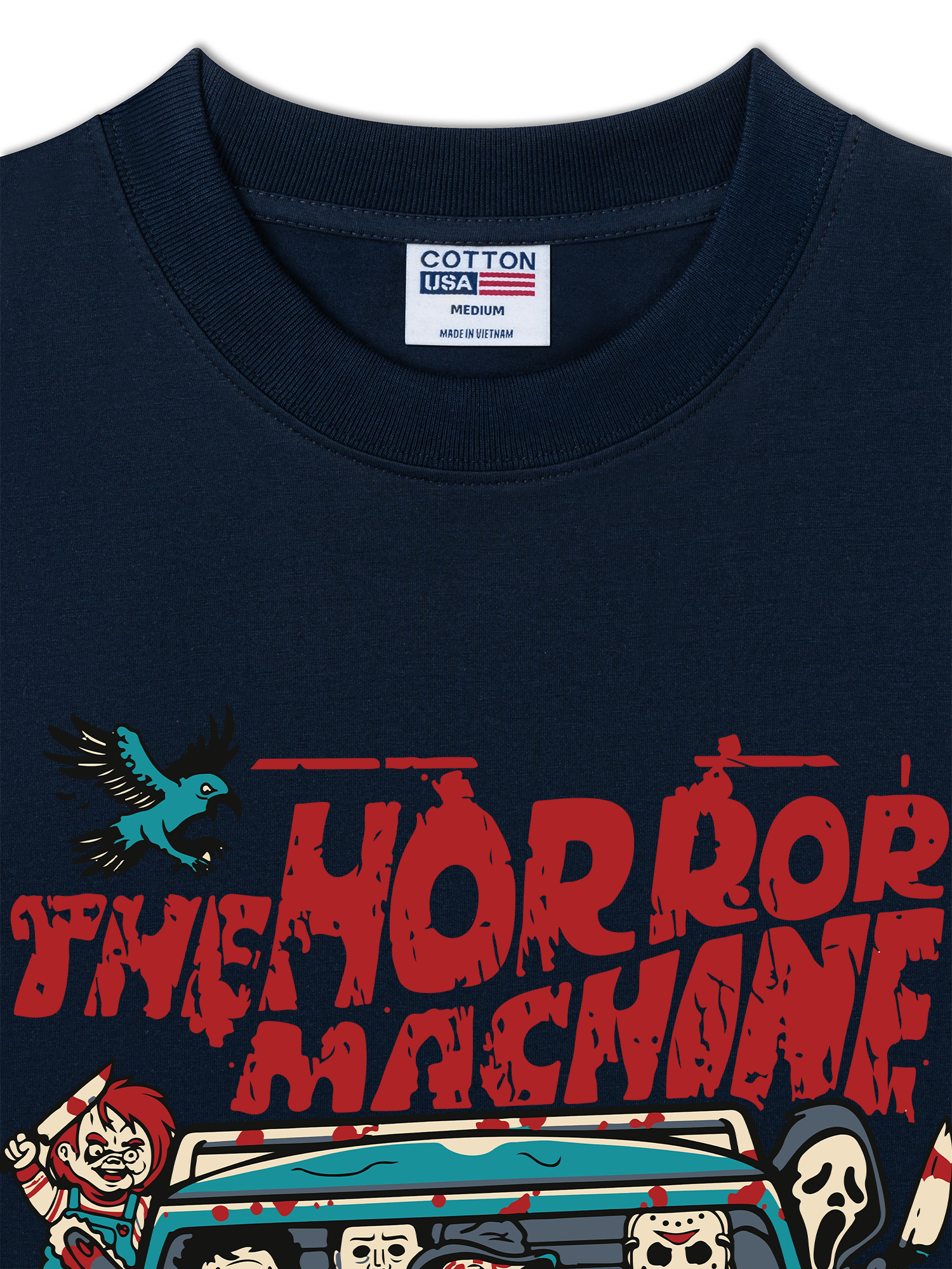 Áo Thun Relaxed Fit Horror Machine