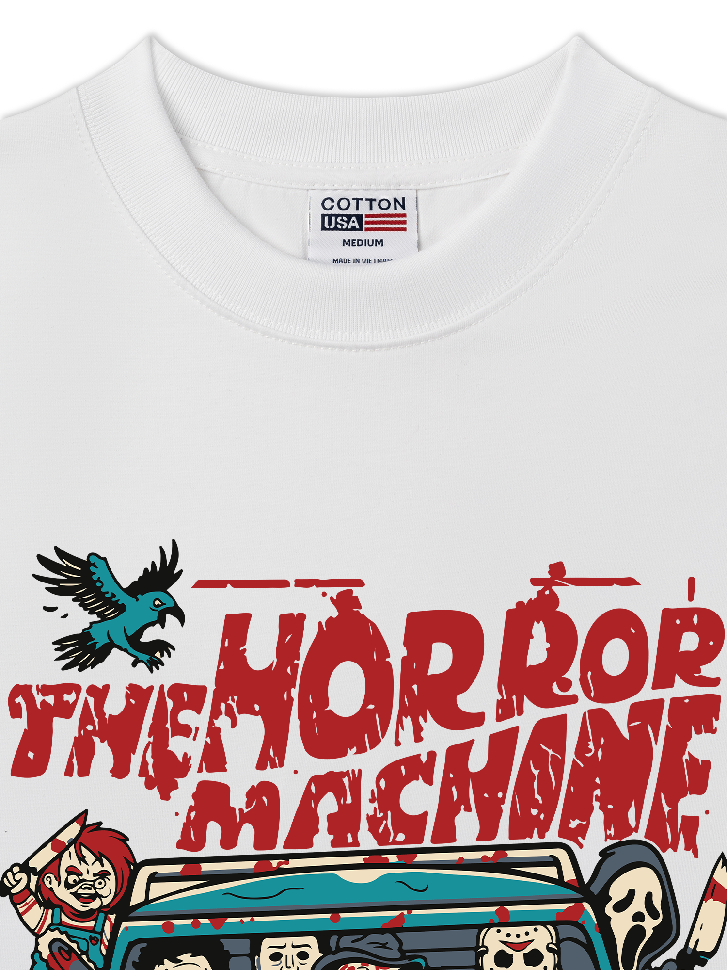 Áo Thun Relaxed Fit Horror Machine
