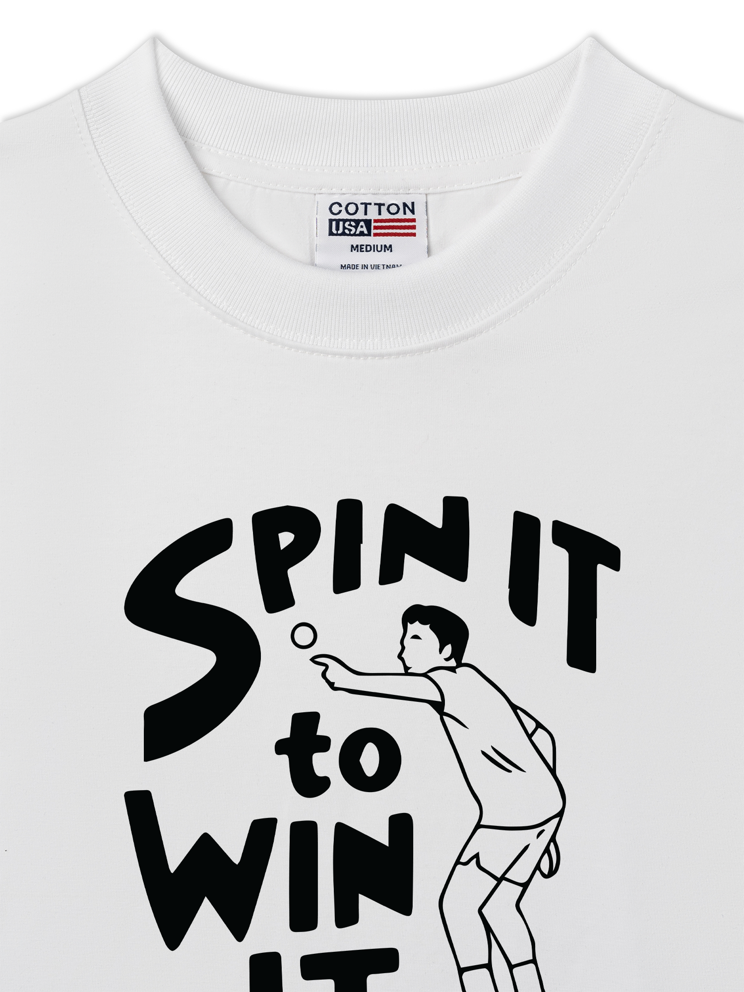 Áo Thun Relaxed Fit Spin To Win