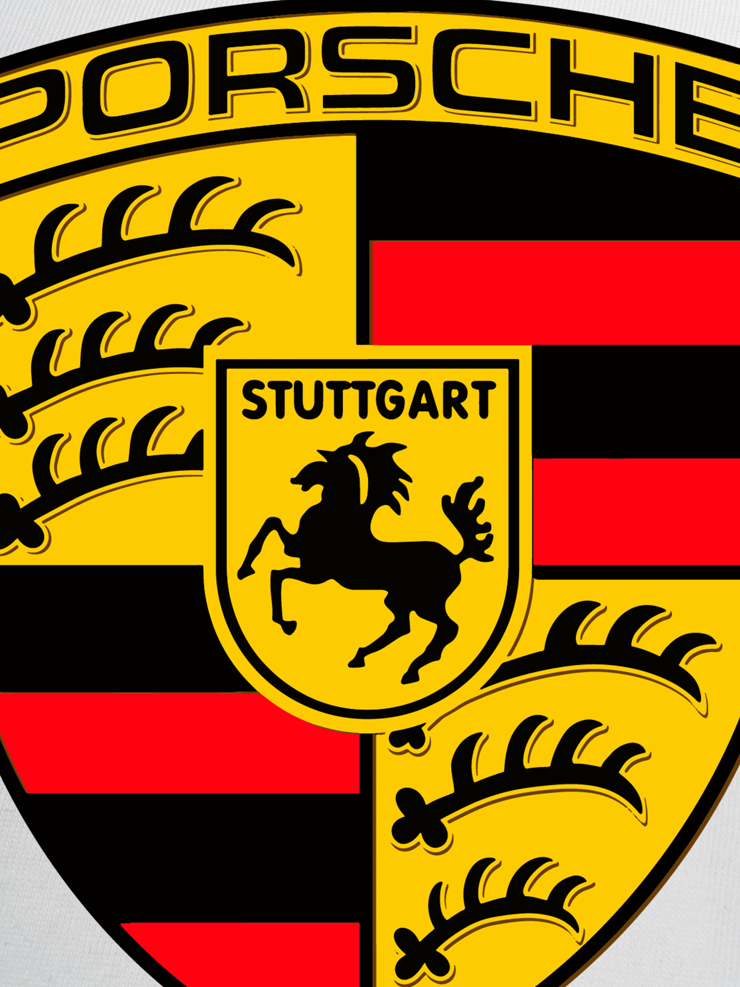 Áo Thun Ringer Relaxed Fit Porsche Logo Flag