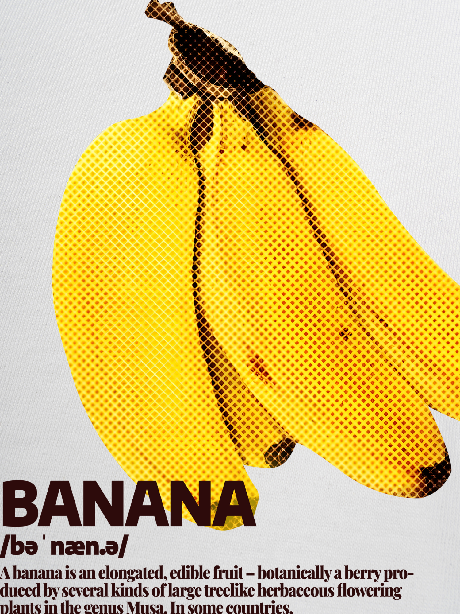 Áo Thun Ringer Relaxed Fit Tropical Banana Retro