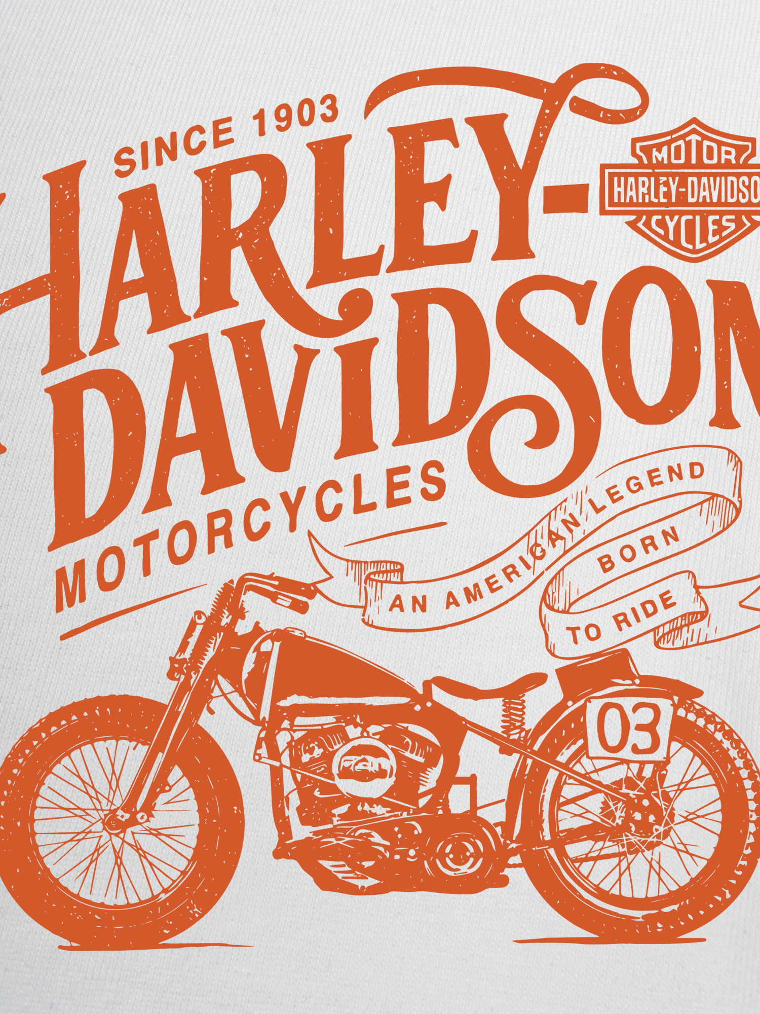 Áo Thun Ringer Relaxed Fit Motorcycles Harley Davidson