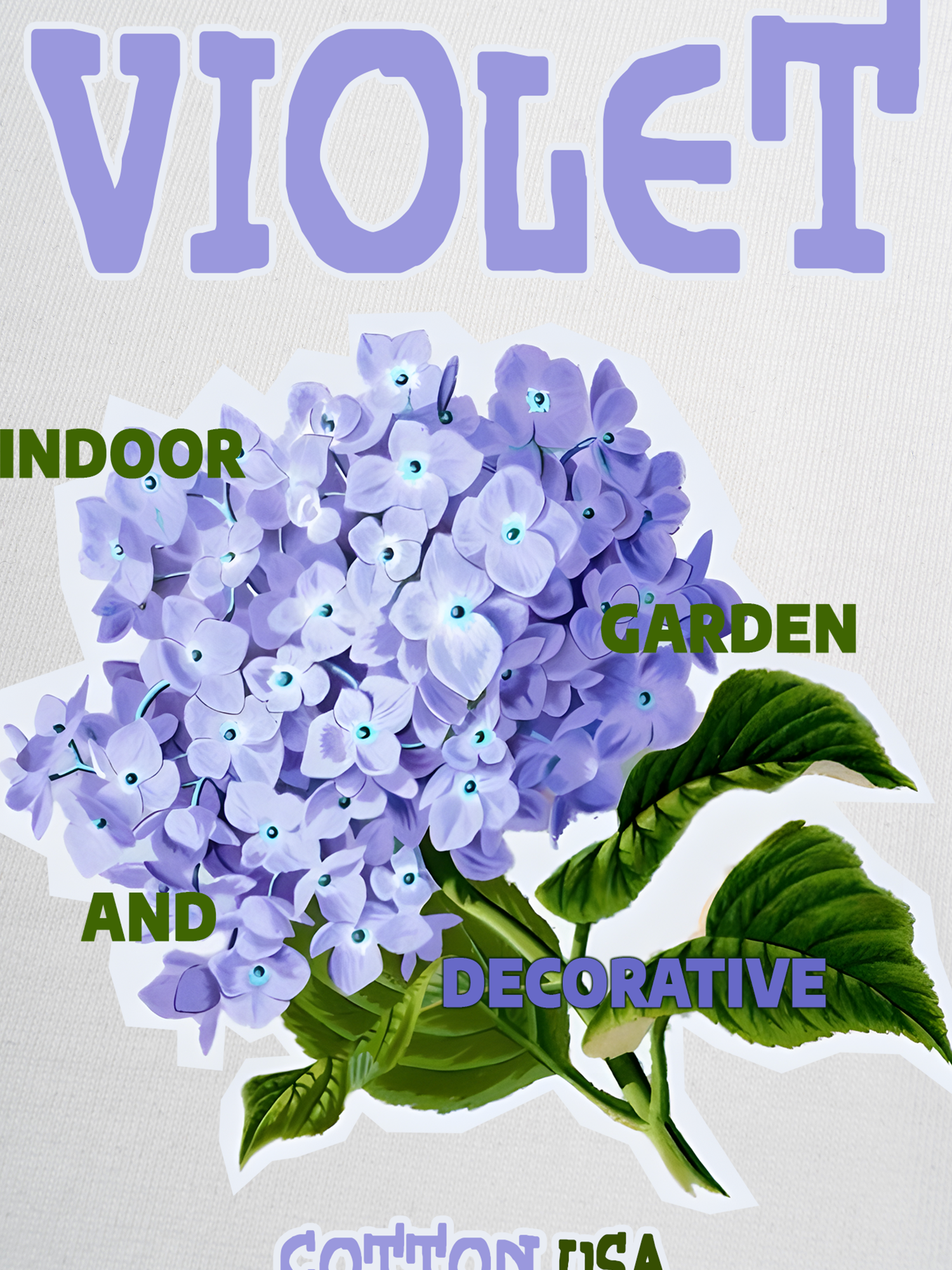 Áo Thun Ringer Relaxed Fit Floral Indoor Violet