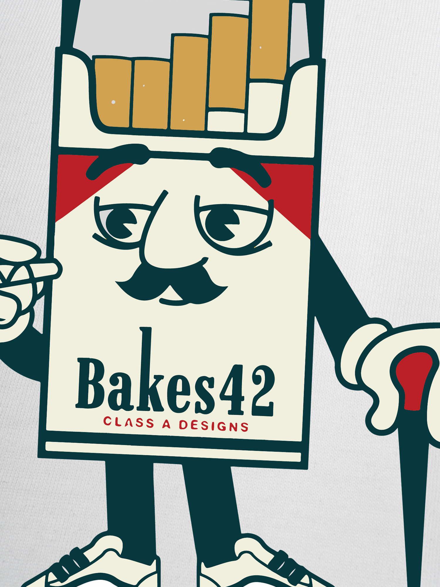 Áo Thun Ringer Relaxed Fit Marlboro Bakes 42 Mascot