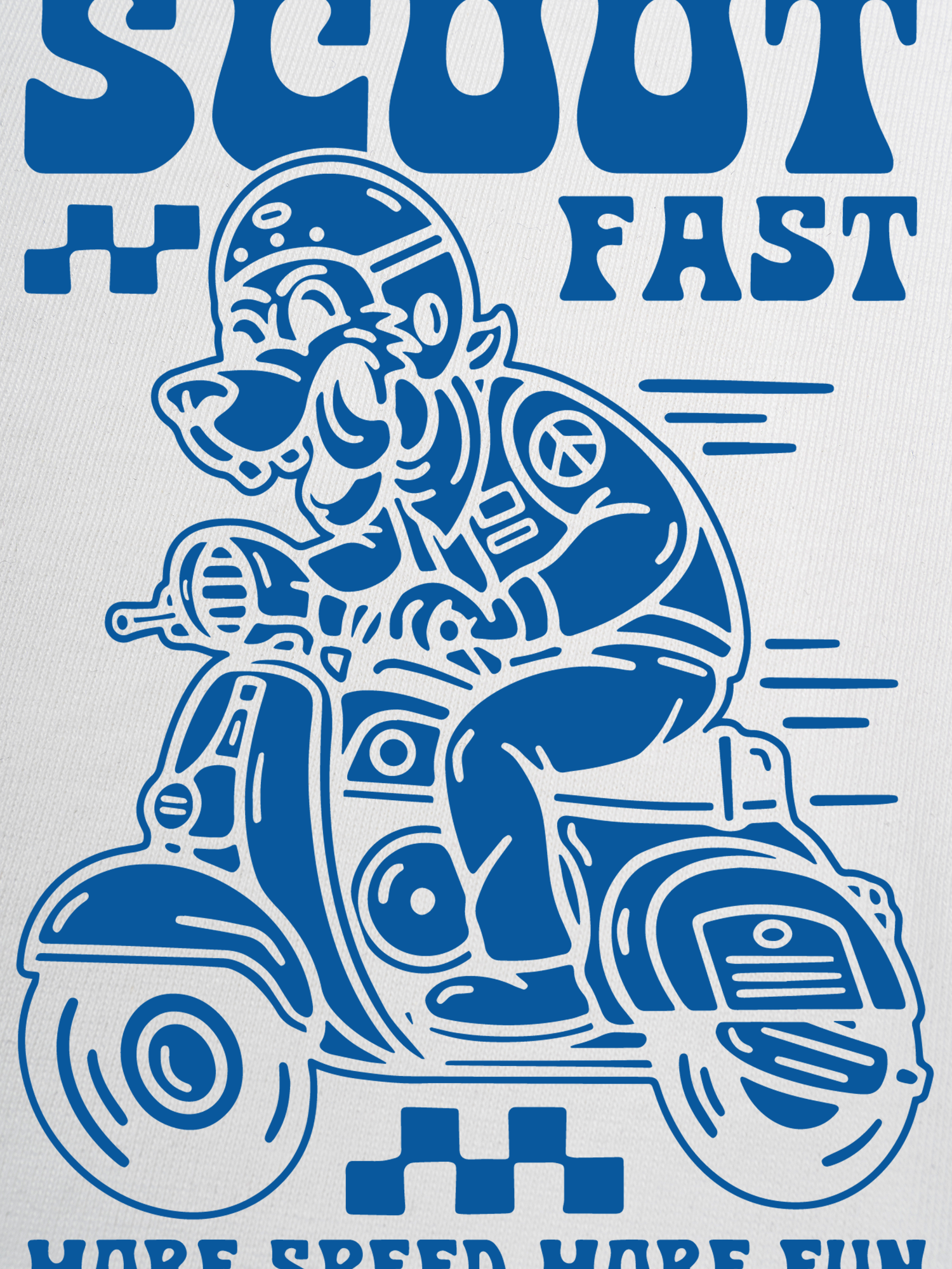 Áo Thun Ringer Relaxed Fit Scoot fast