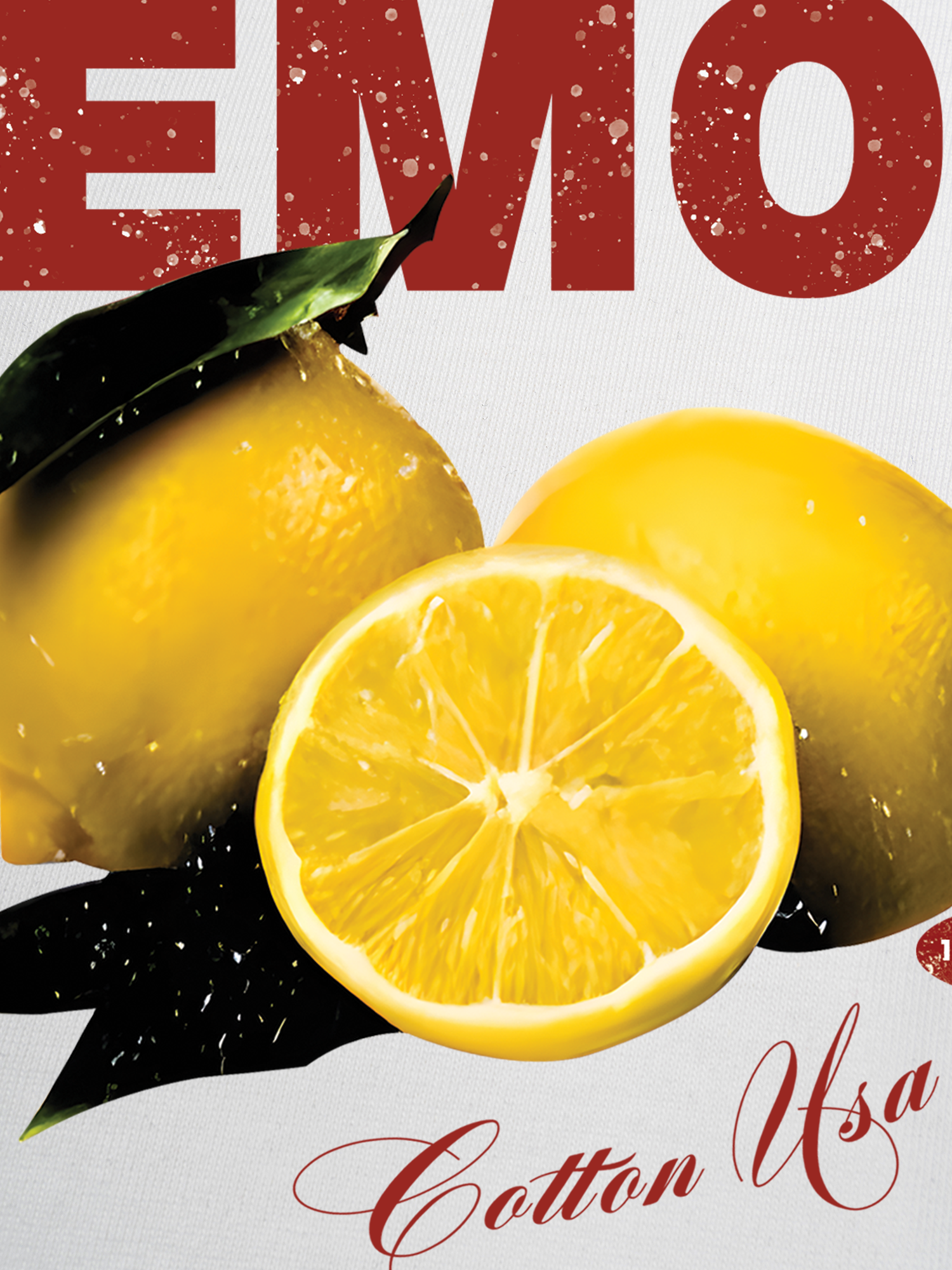 Áo Thun Ringer Relaxed Fit Tropical Lemon Orrganic