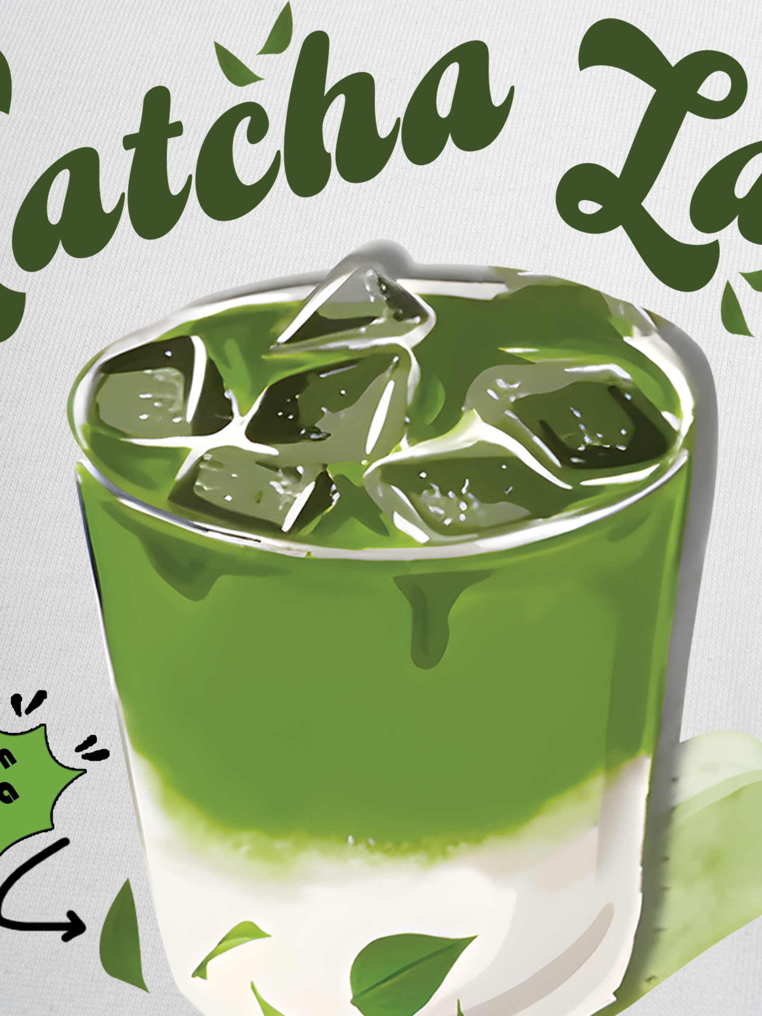 Áo Thun Ringer Relaxed Fit Tropical Matcha