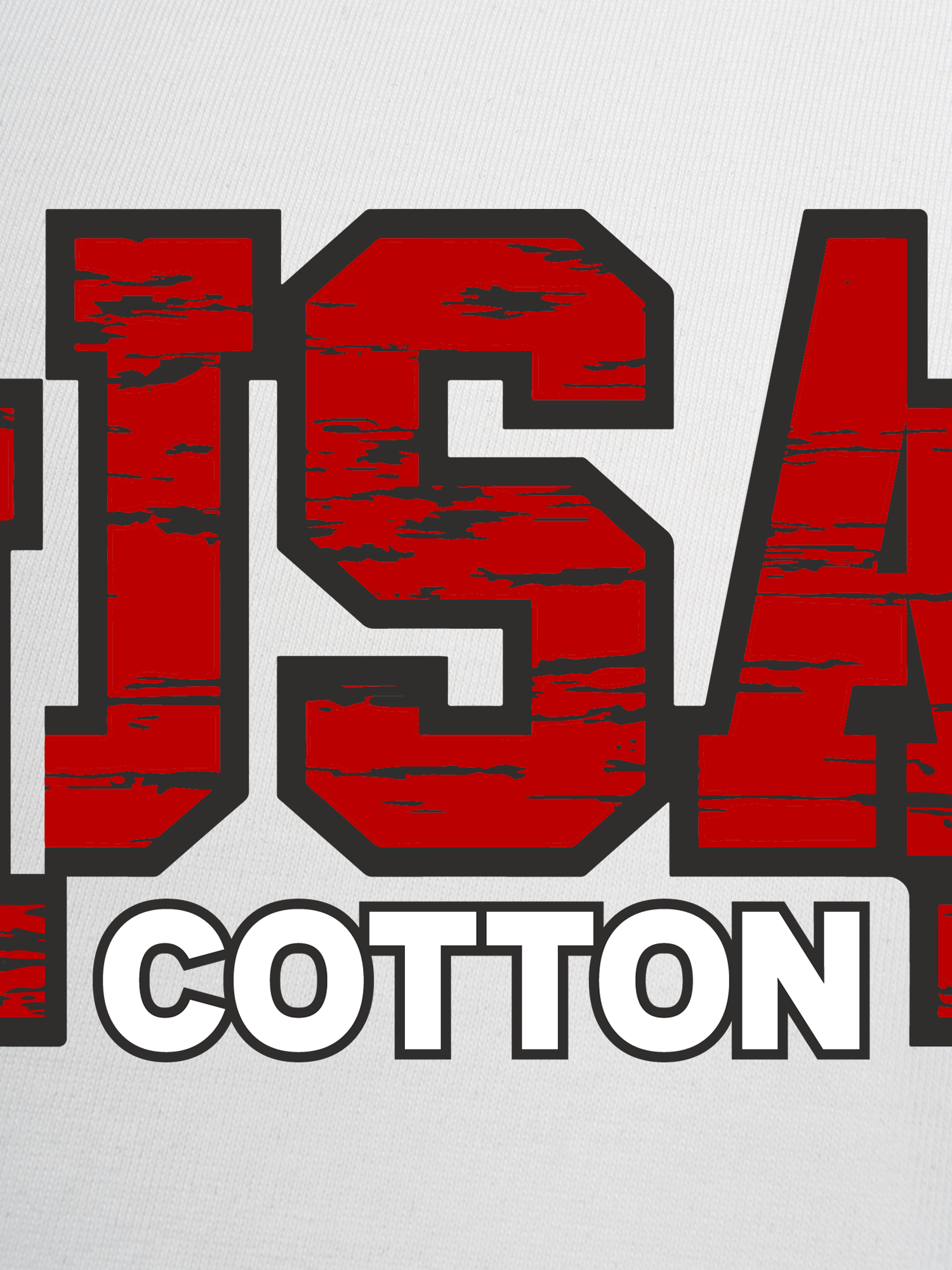 Áo Thun Ringer Relaxed Fit USA Scratched Typo