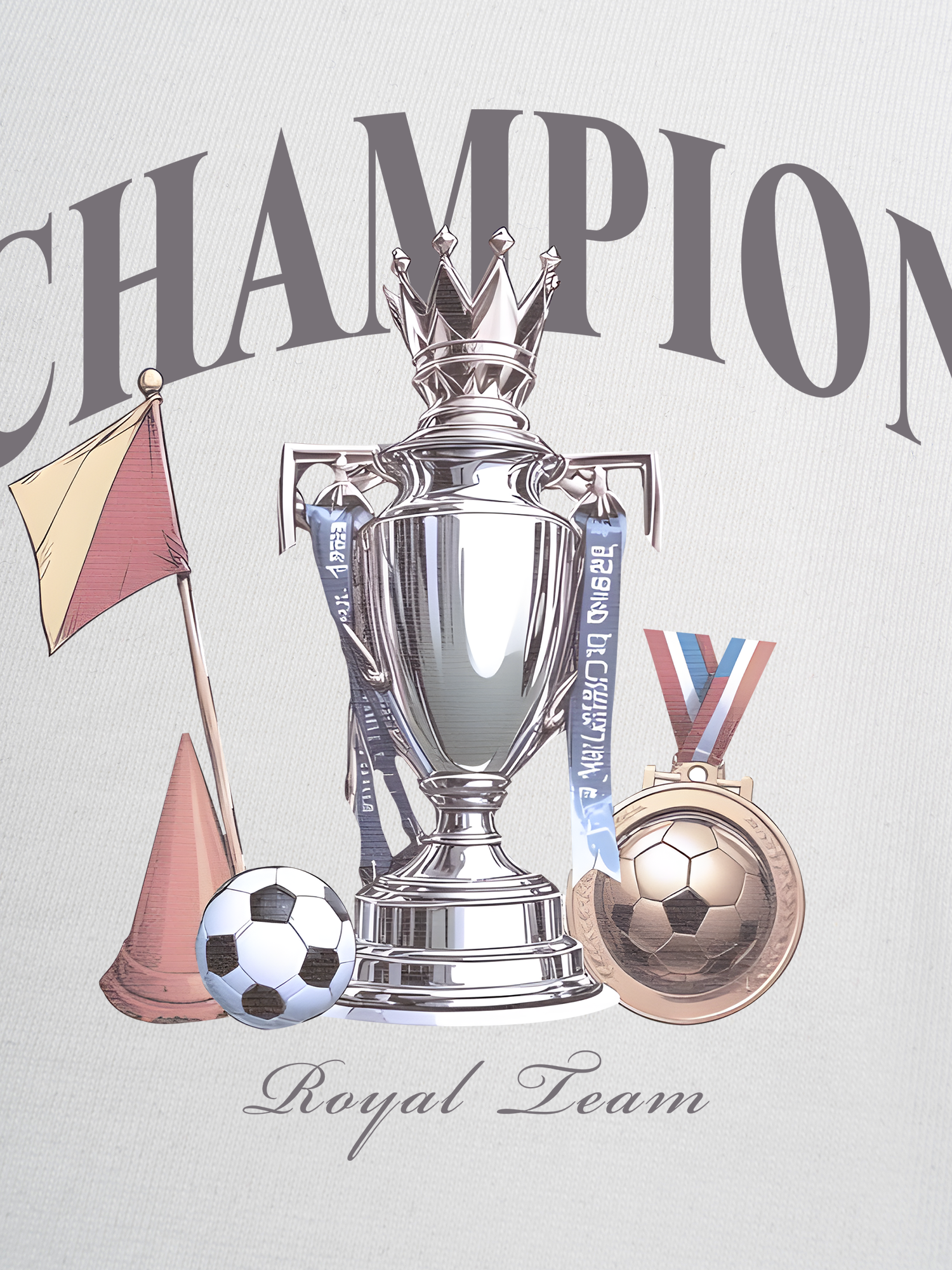 Áo Thun Ringer Relaxed Fit Champions Royal Team