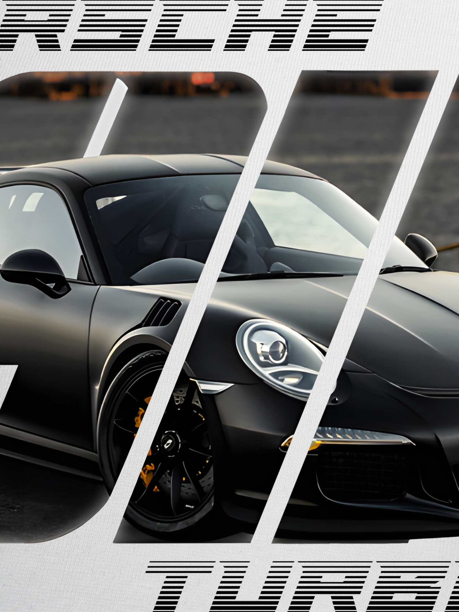 Áo Thun Ringer Relaxed Fit Porsche Silver Turbo S