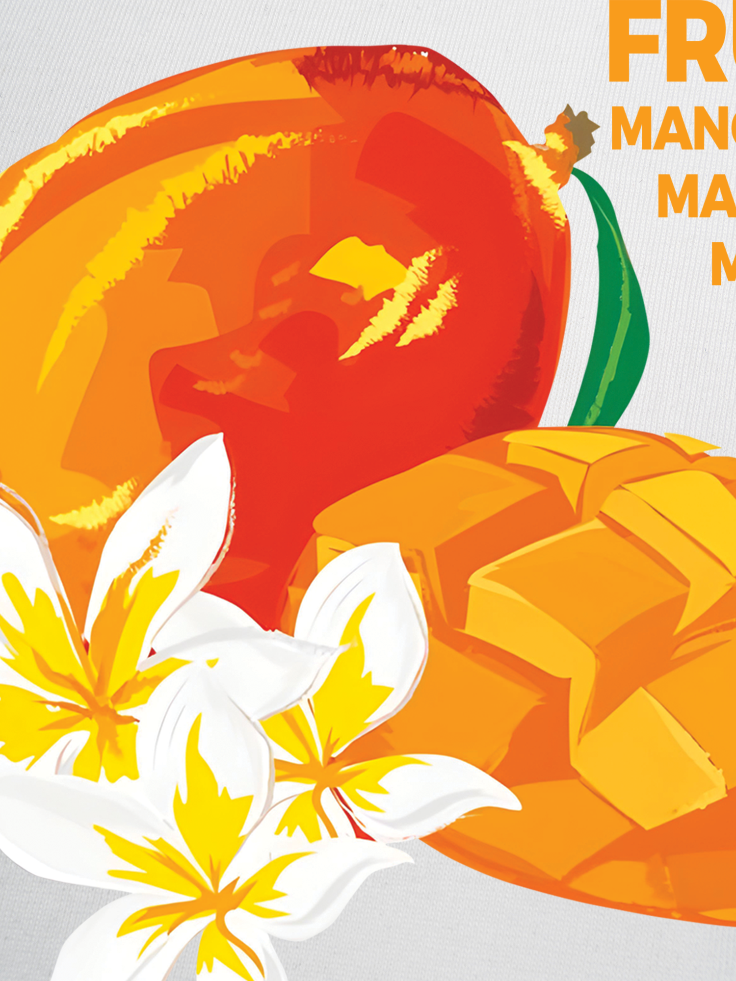 Áo Thun Ringer Relaxed Fit Tropical Mango