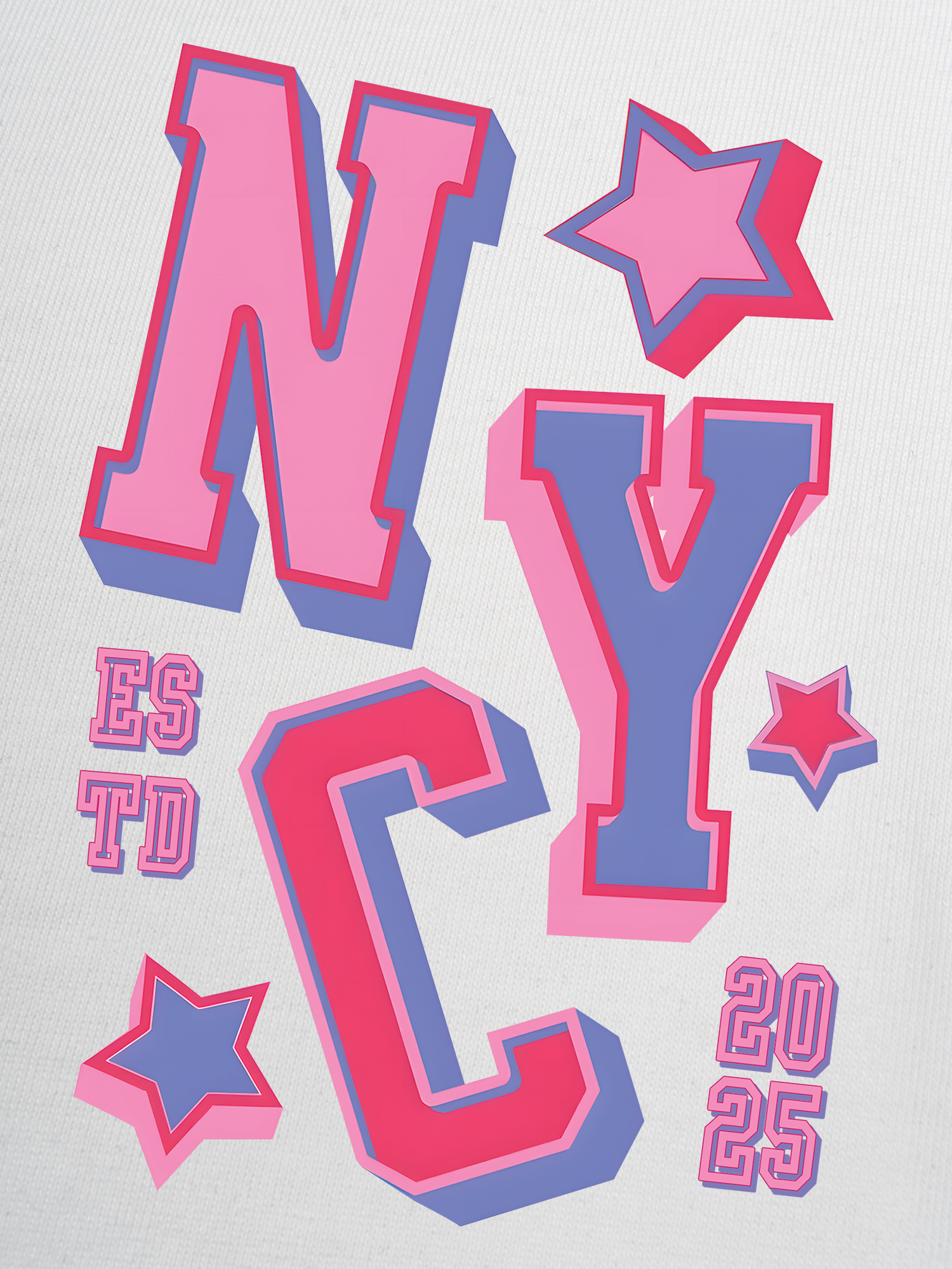 Áo Thun Ringer Relaxed Fit City NYC