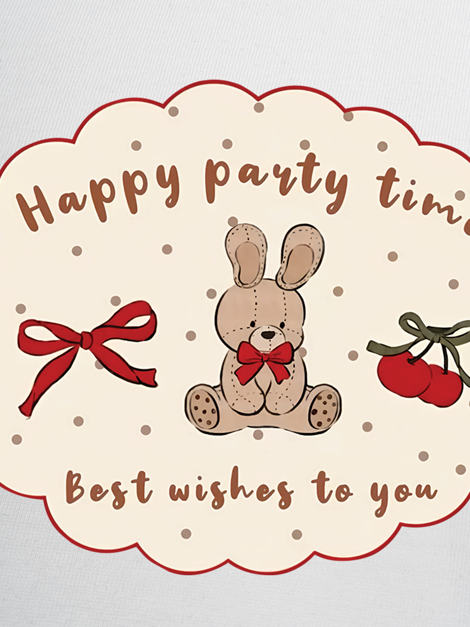 Áo Thun Ringer Relaxed Fit Happy Party Time