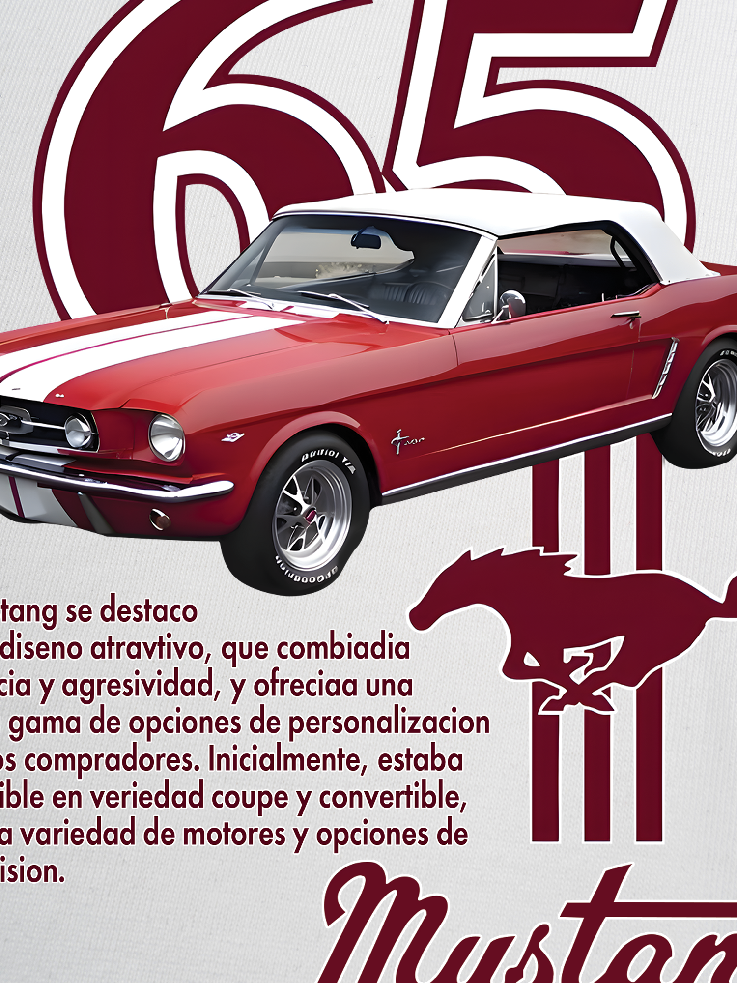 Áo Thun Ringer Relaxed Fit Mustang Red Version Retro
