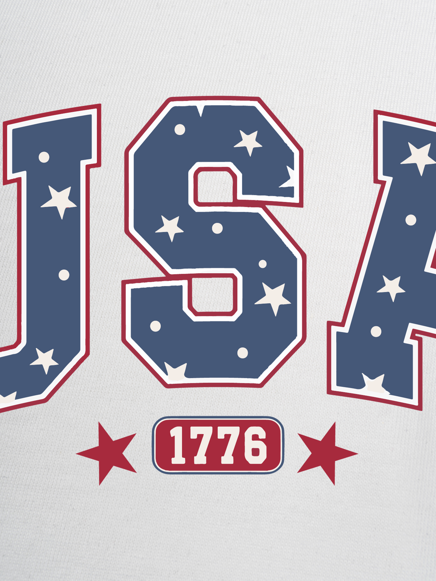 Áo Thun Ringer Relaxed Fit USA Retro Star