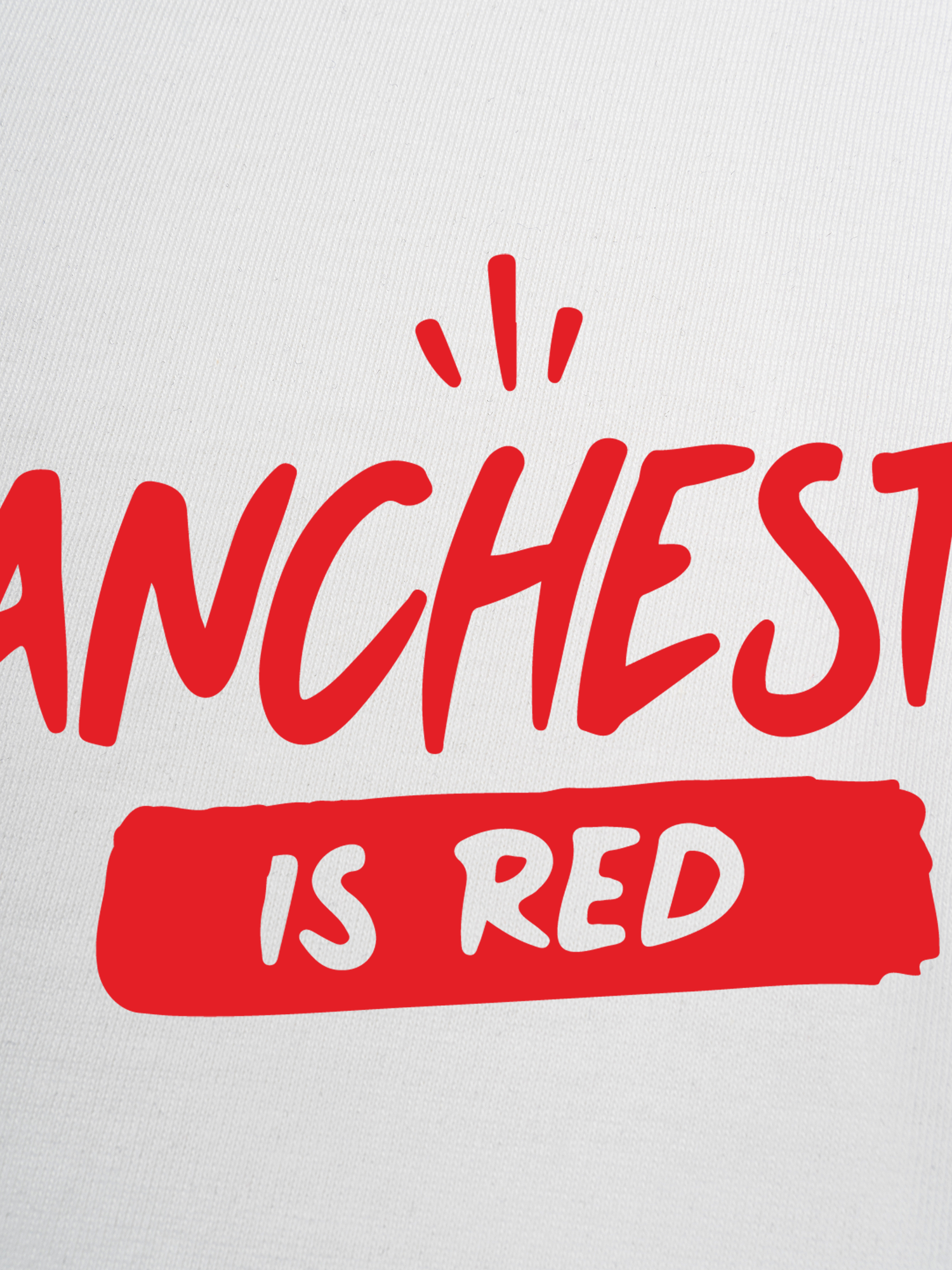 Áo Thun Ringer Relaxed Fit Manchester Is Red