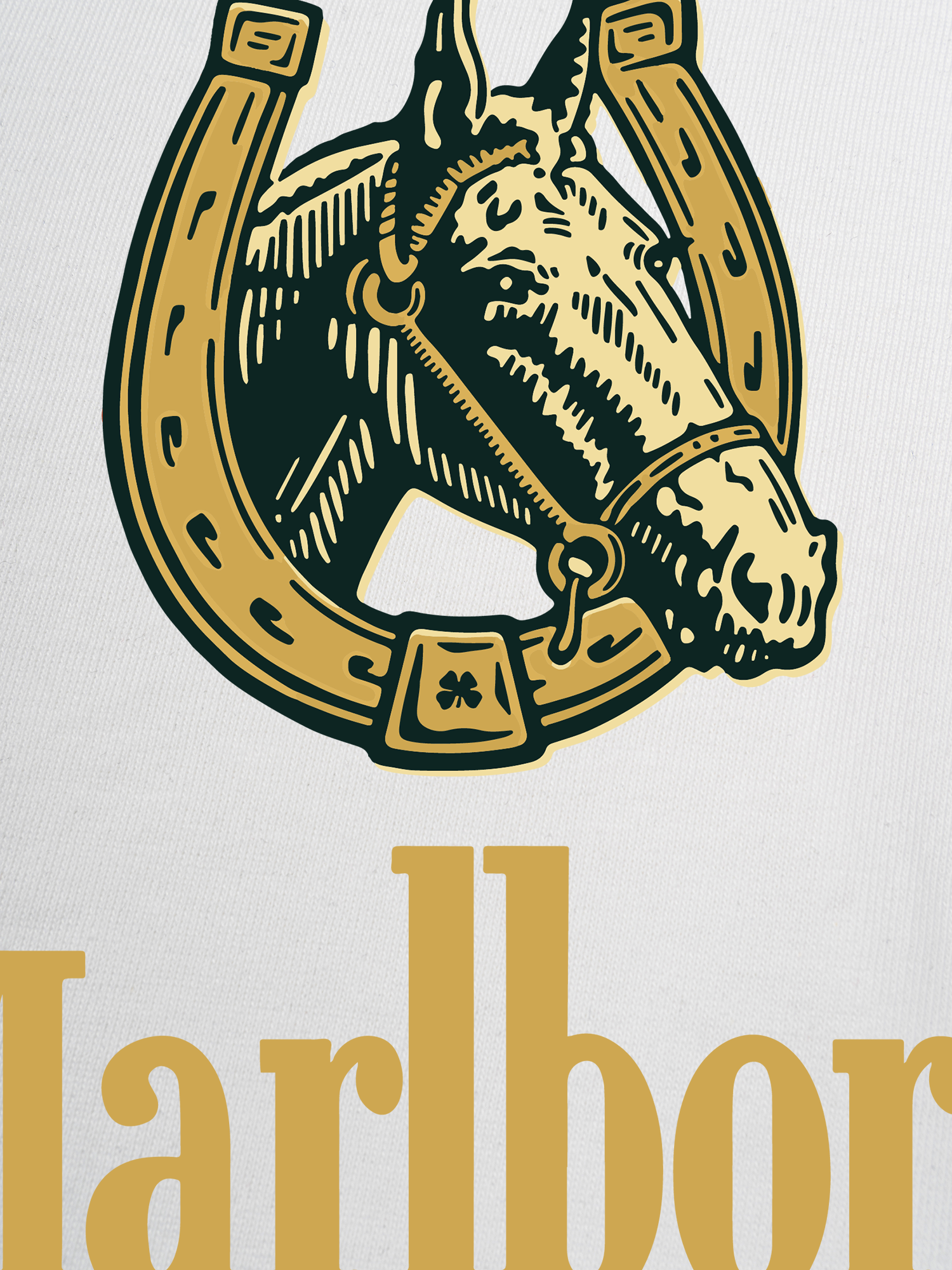 Áo Thun Ringer Relaxed Fit Marlboro Horse Shoe