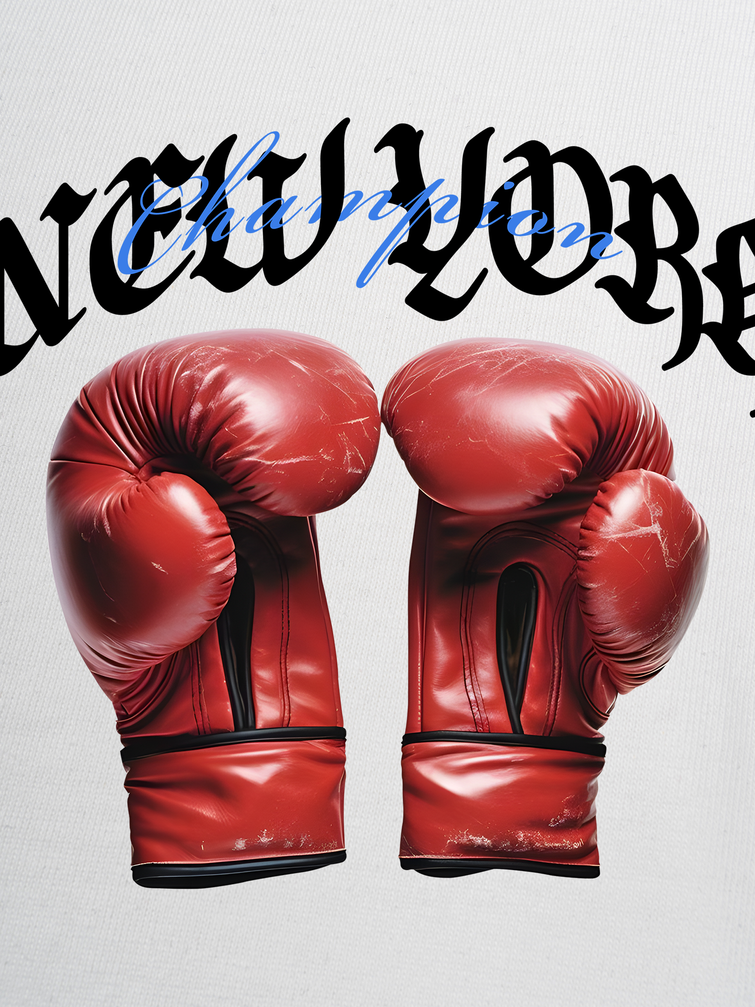 Áo Thun Ringer Relaxed Fit Champions New York Boxing