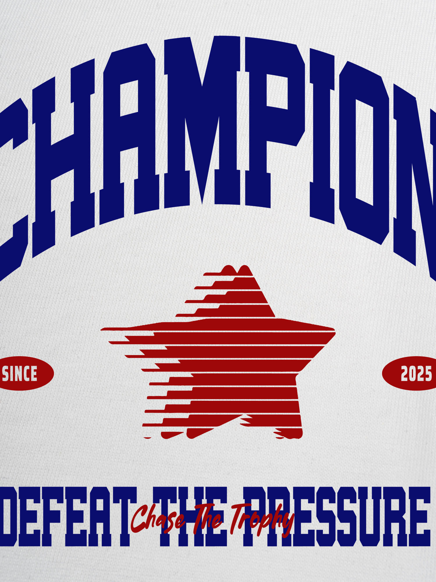 Áo Thun Ringer Relaxed Fit Champions Defeat The Pressure