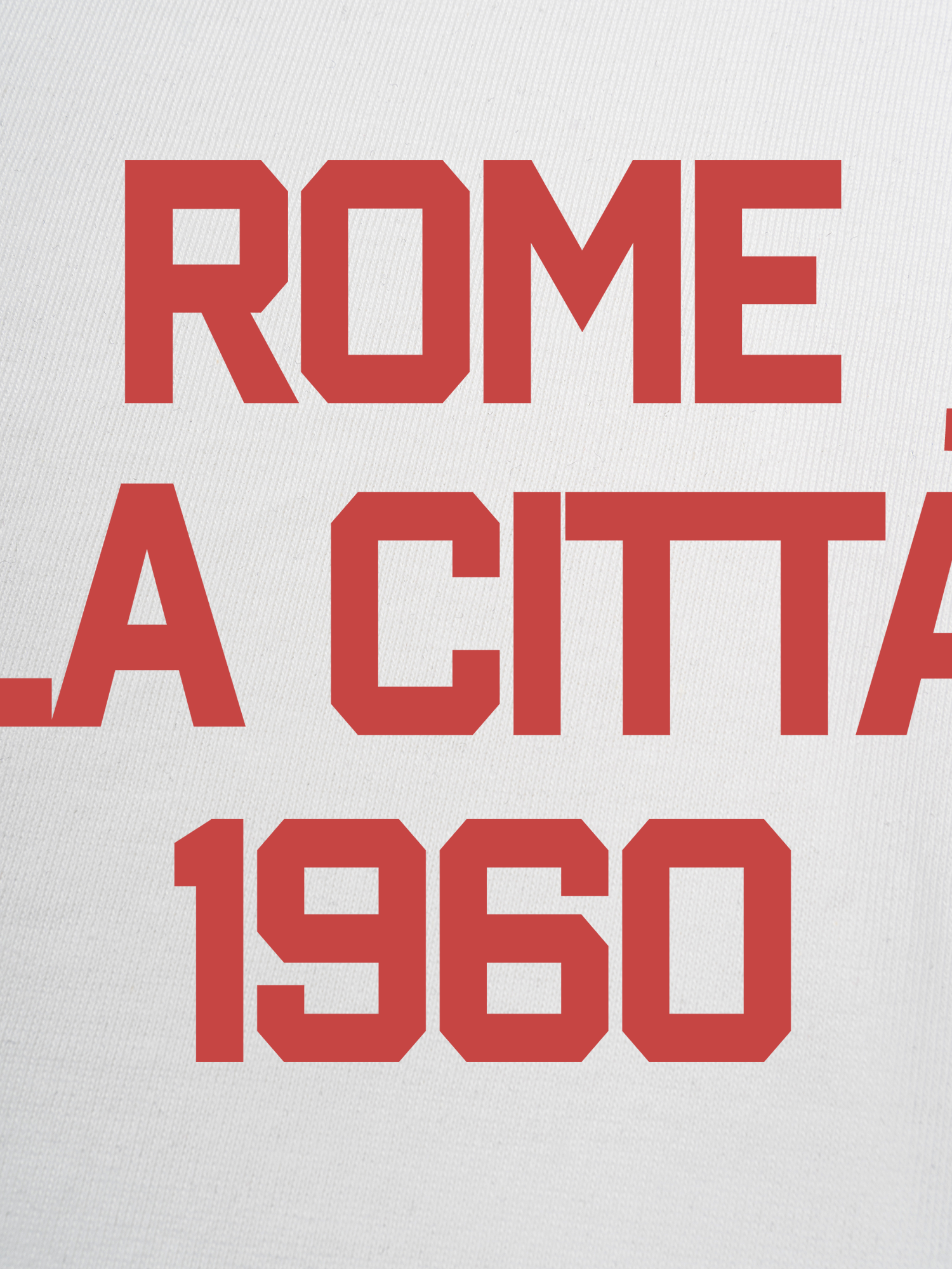 Áo Thun Ringer Relaxed Fit Rome La Citta