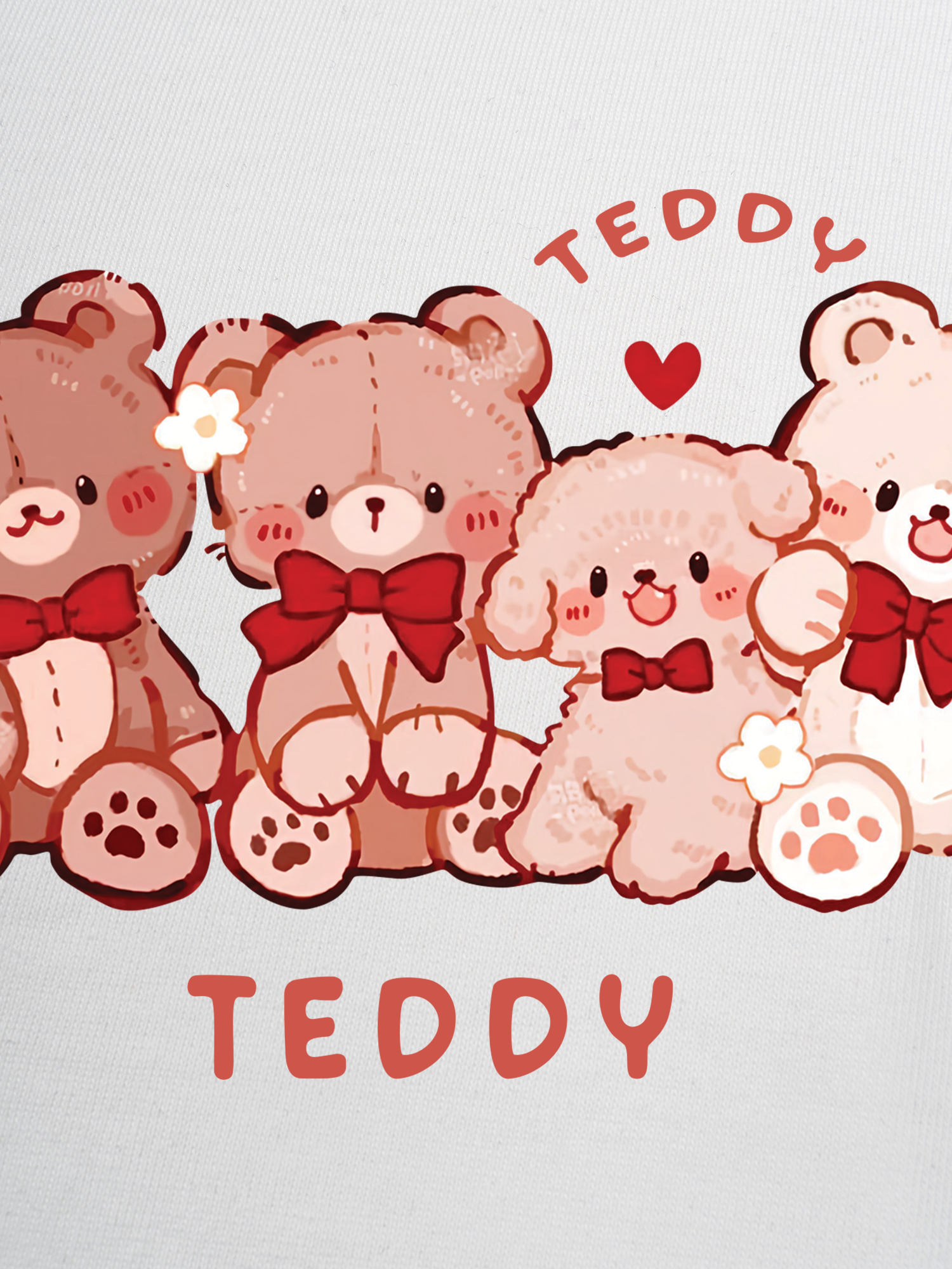 Áo Thun Ringer Relaxed Fit Sweet Teddy