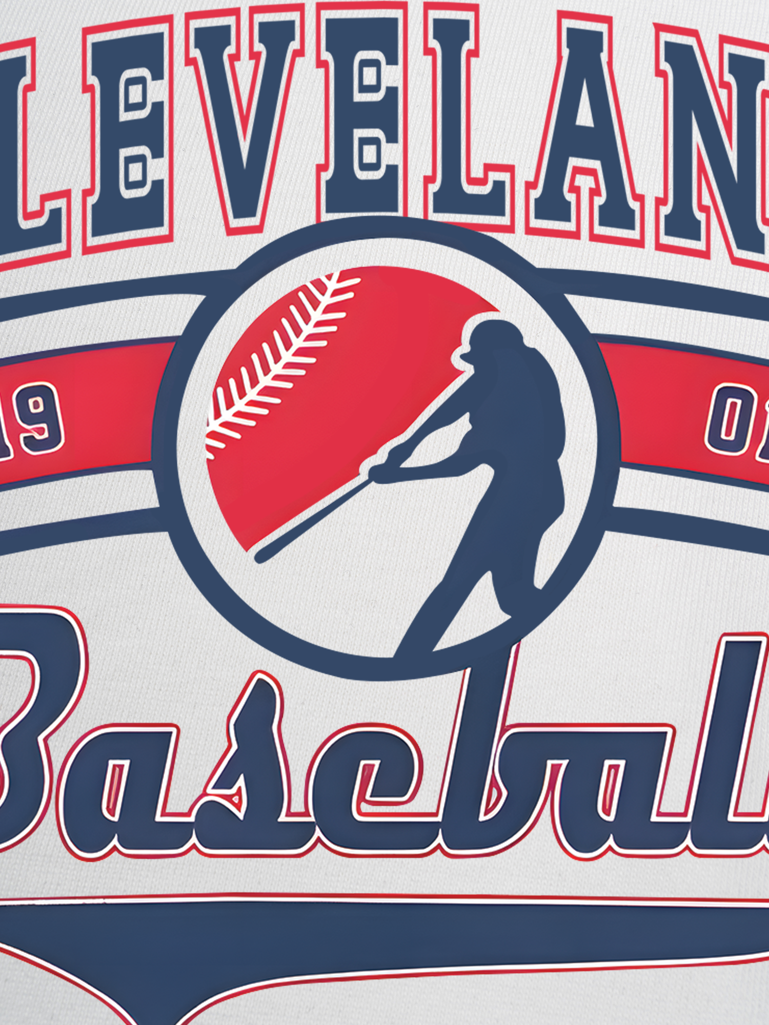 Áo Thun Ringer Relaxed Fit Baseball Cleveland