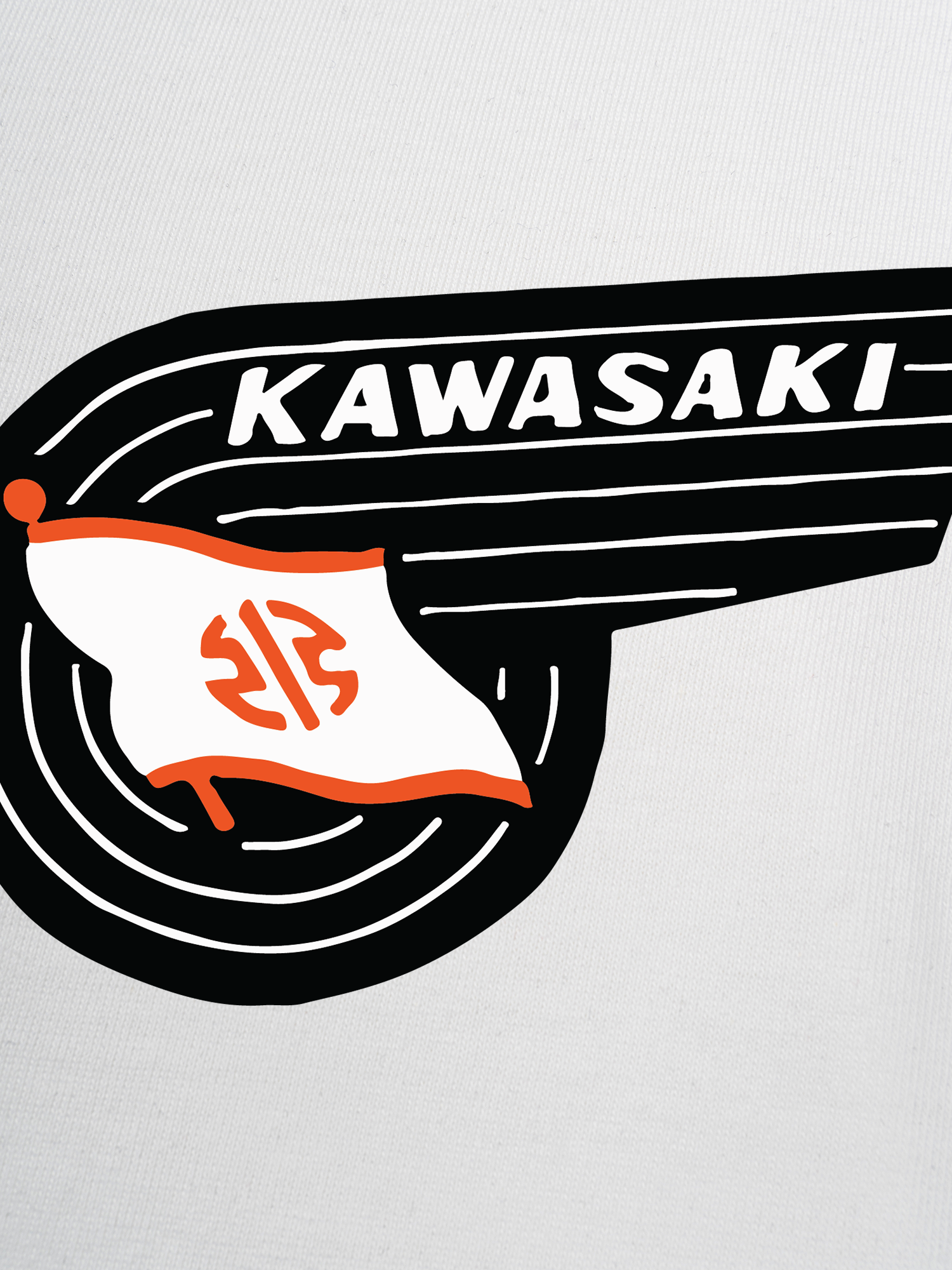 Áo Thun Ringer Relaxed Fit Kawasaki Spirit