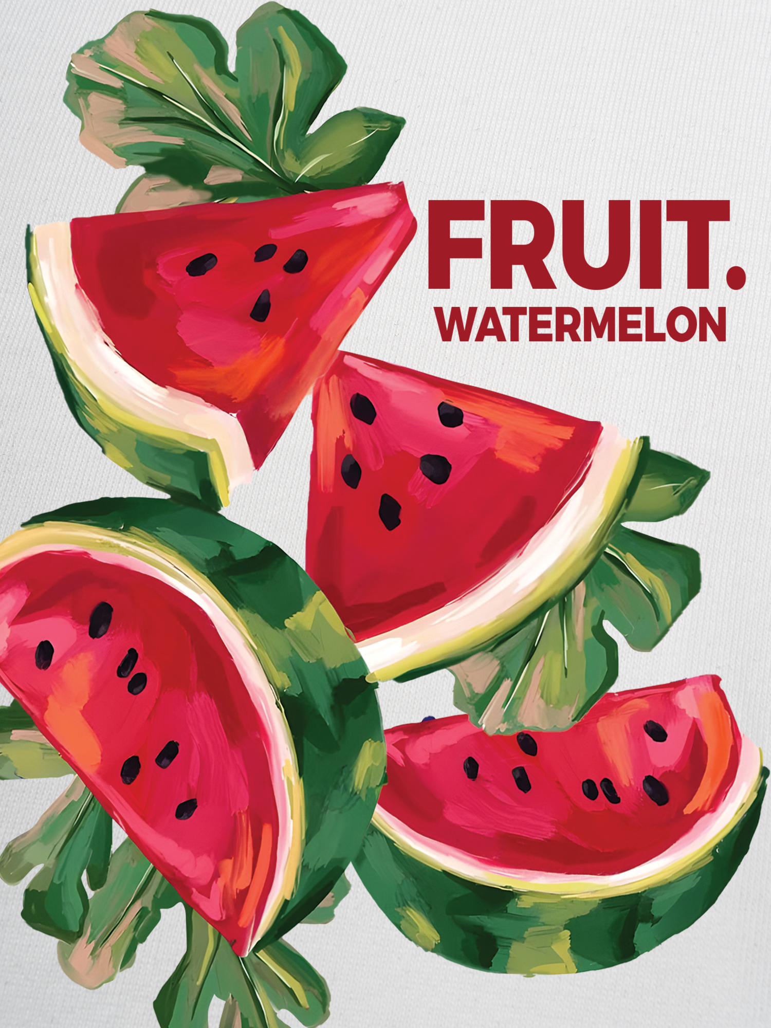 Áo Thun Ringer Relaxed Fit Tropical Watermelon