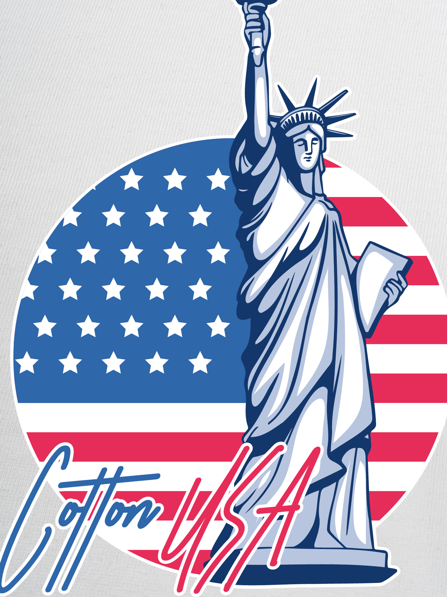 Áo Thun Ringer Relaxed Fit USA Statue Of Liberty