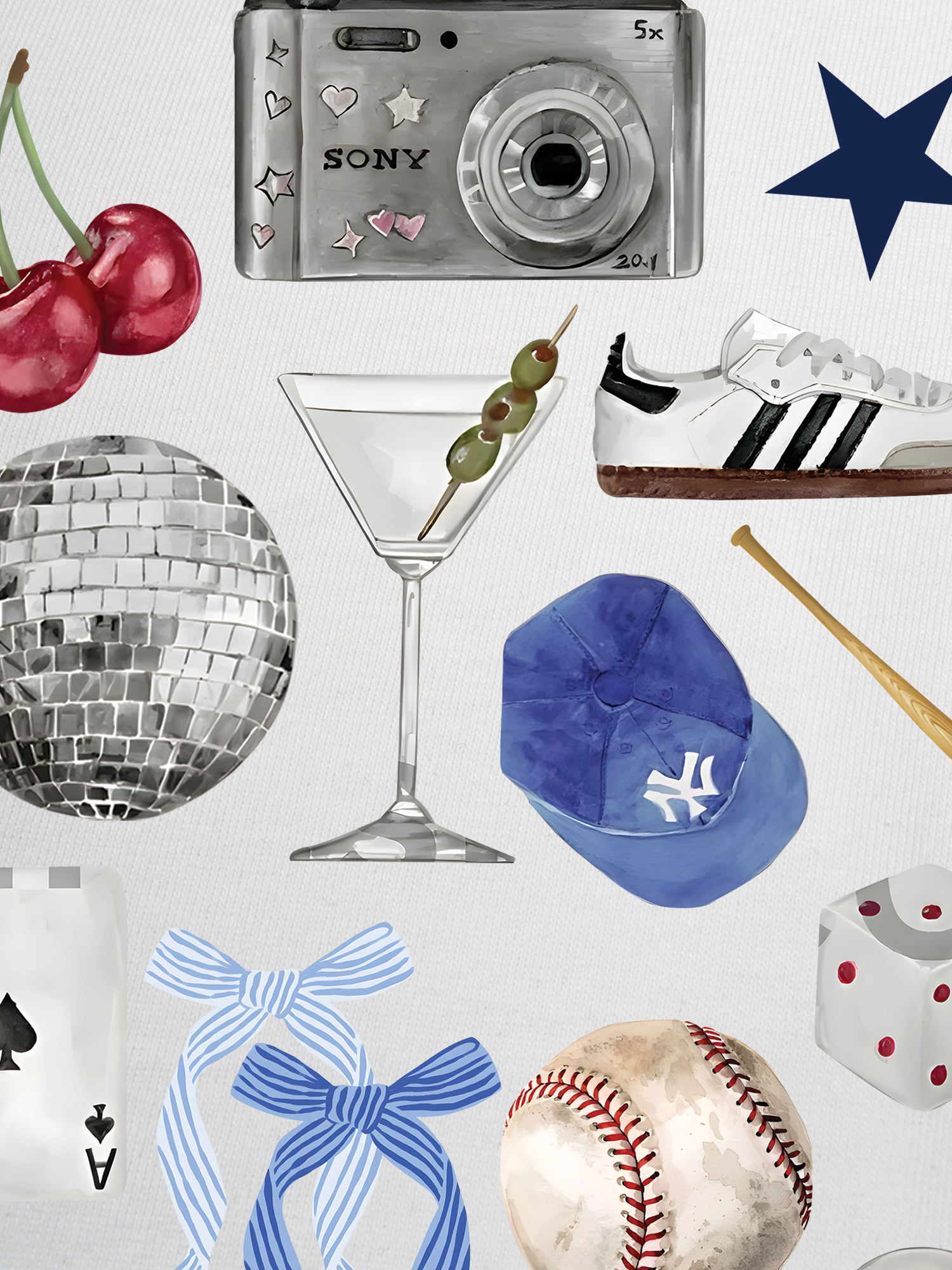 Áo Thun Ringer Relaxed Fit Baseball Cute Things