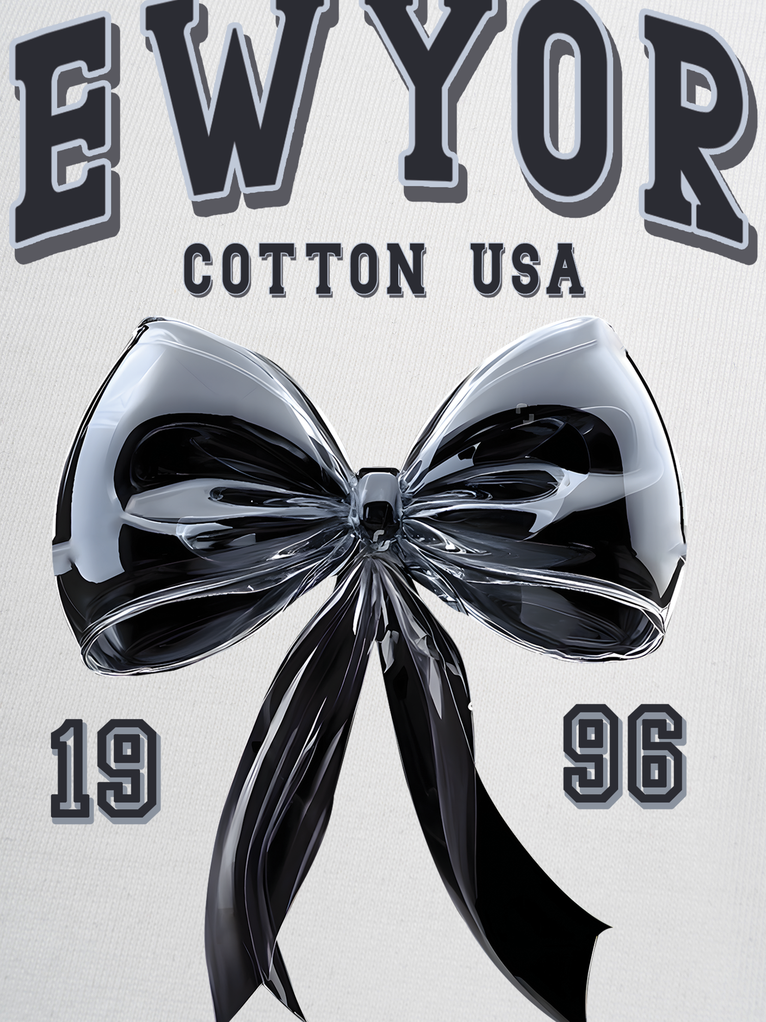 Áo Thun Ringer Relaxed Fit City New York Coquette