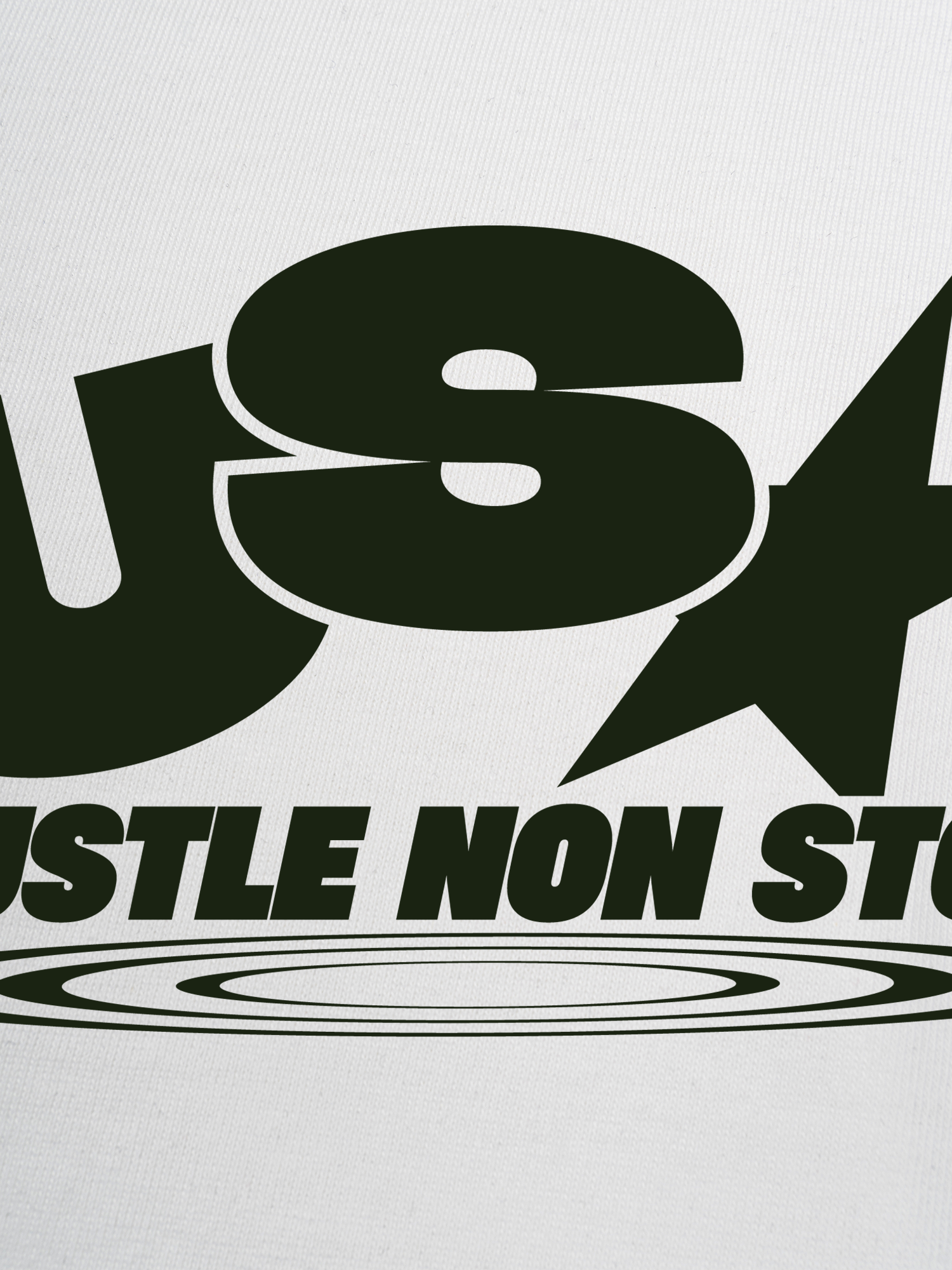 Áo Thun Ringer Relaxed Fit USA Hustle Non Stop