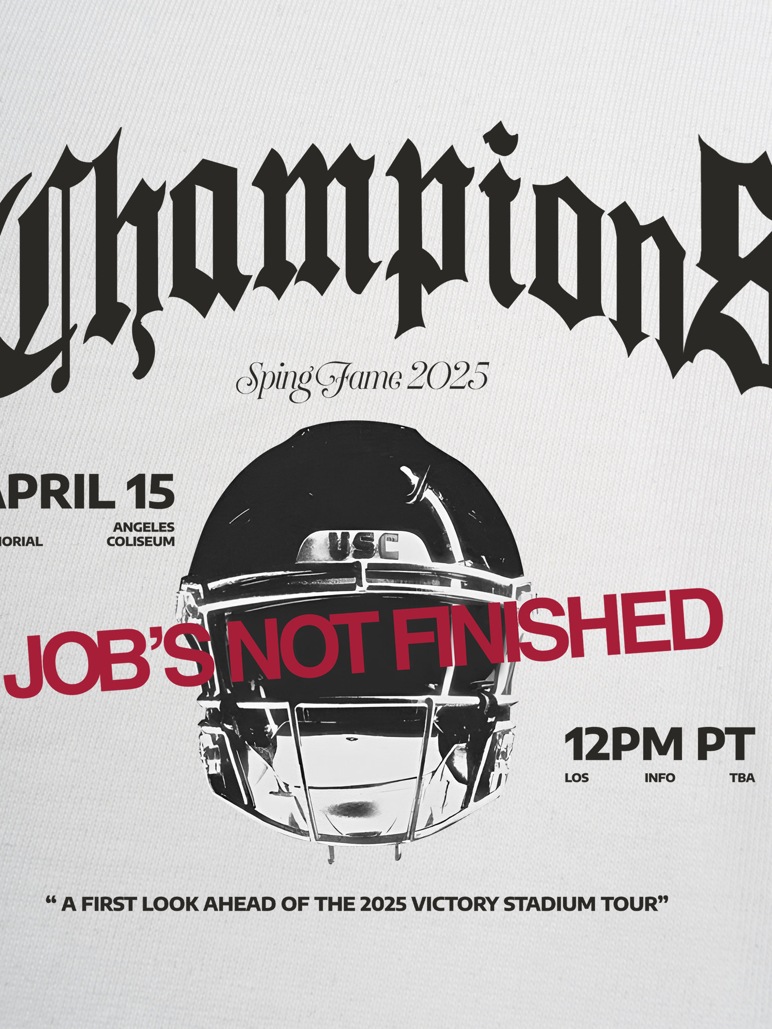 Áo Thun Ringer Relaxed Fit Champions Victory Stadium