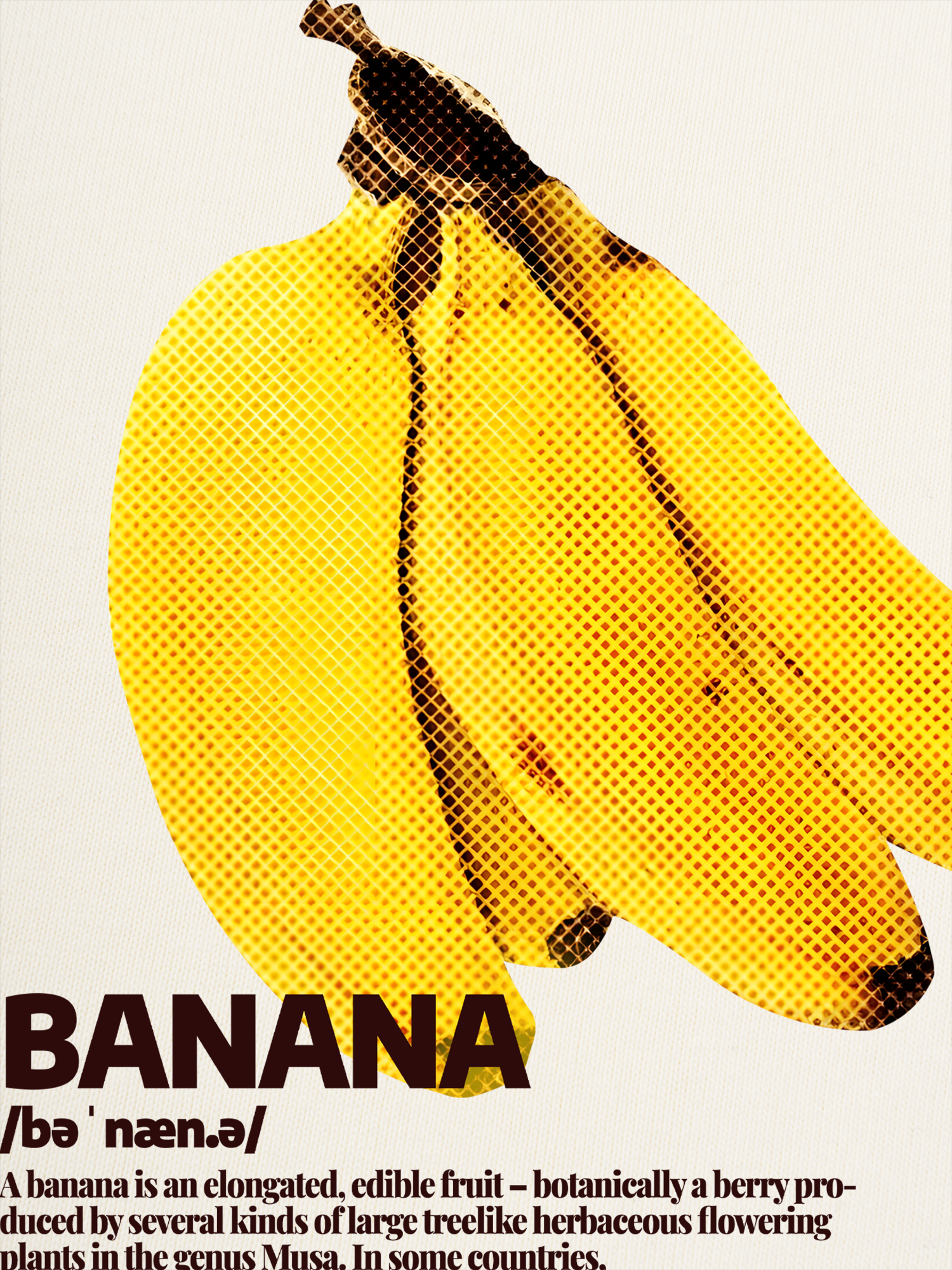 Áo Thun Ringer Relaxed Fit Tropical Banana Retro