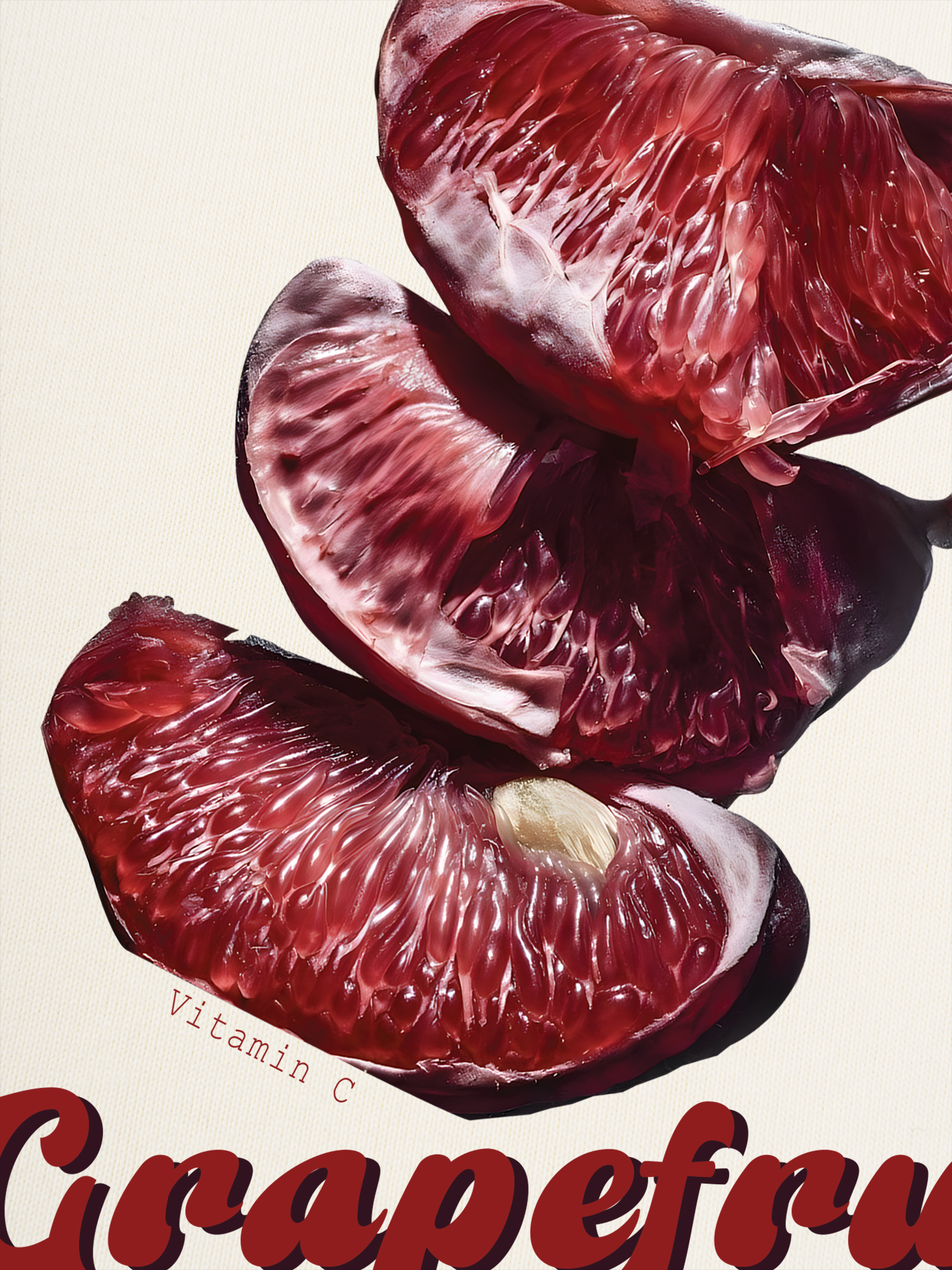 Áo Thun Ringer Relaxed Fit Tropical grapefruit