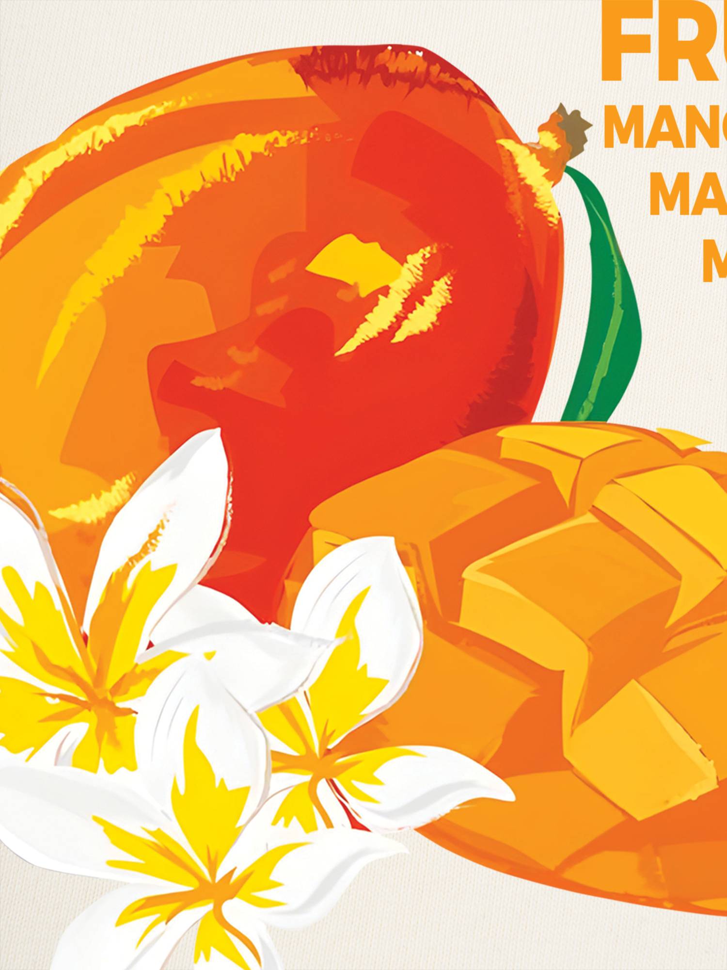 Áo Thun Ringer Relaxed Fit Tropical Mango