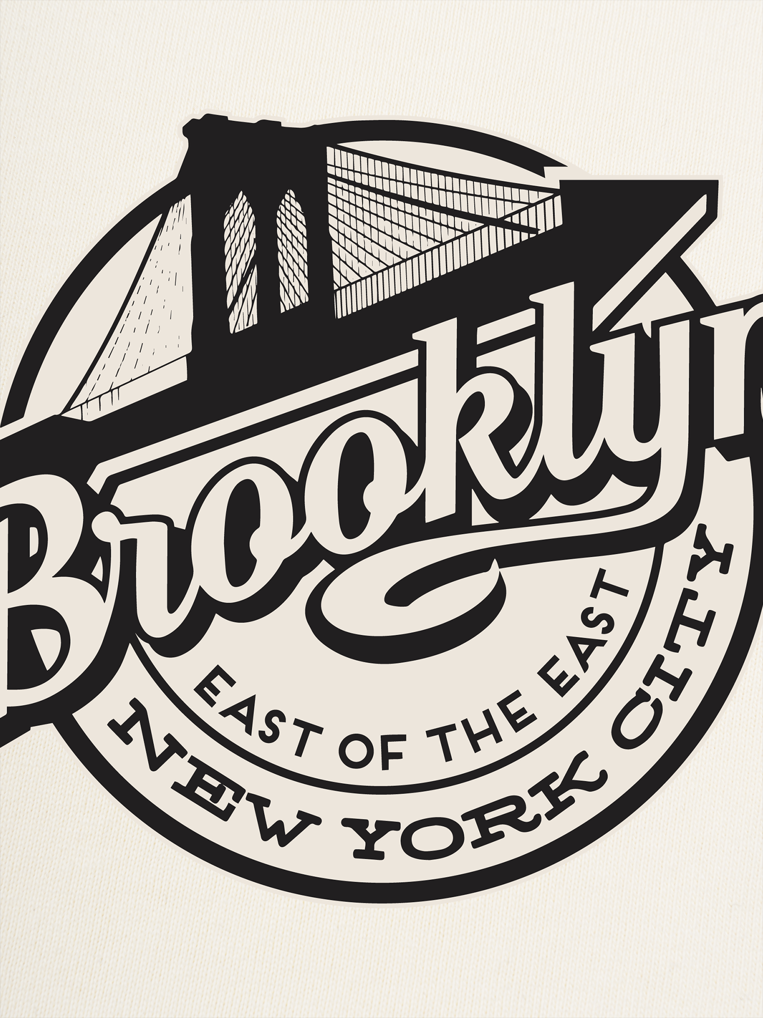 Áo Thun Ringer Relaxed Fit USA Brooklyn East Of The East