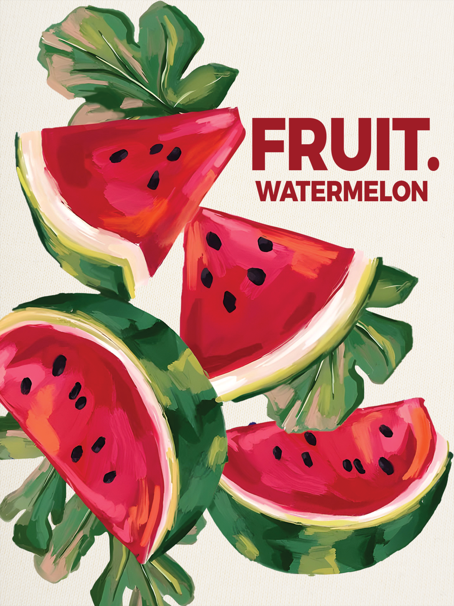 Áo Thun Ringer Relaxed Fit Tropical Watermelon