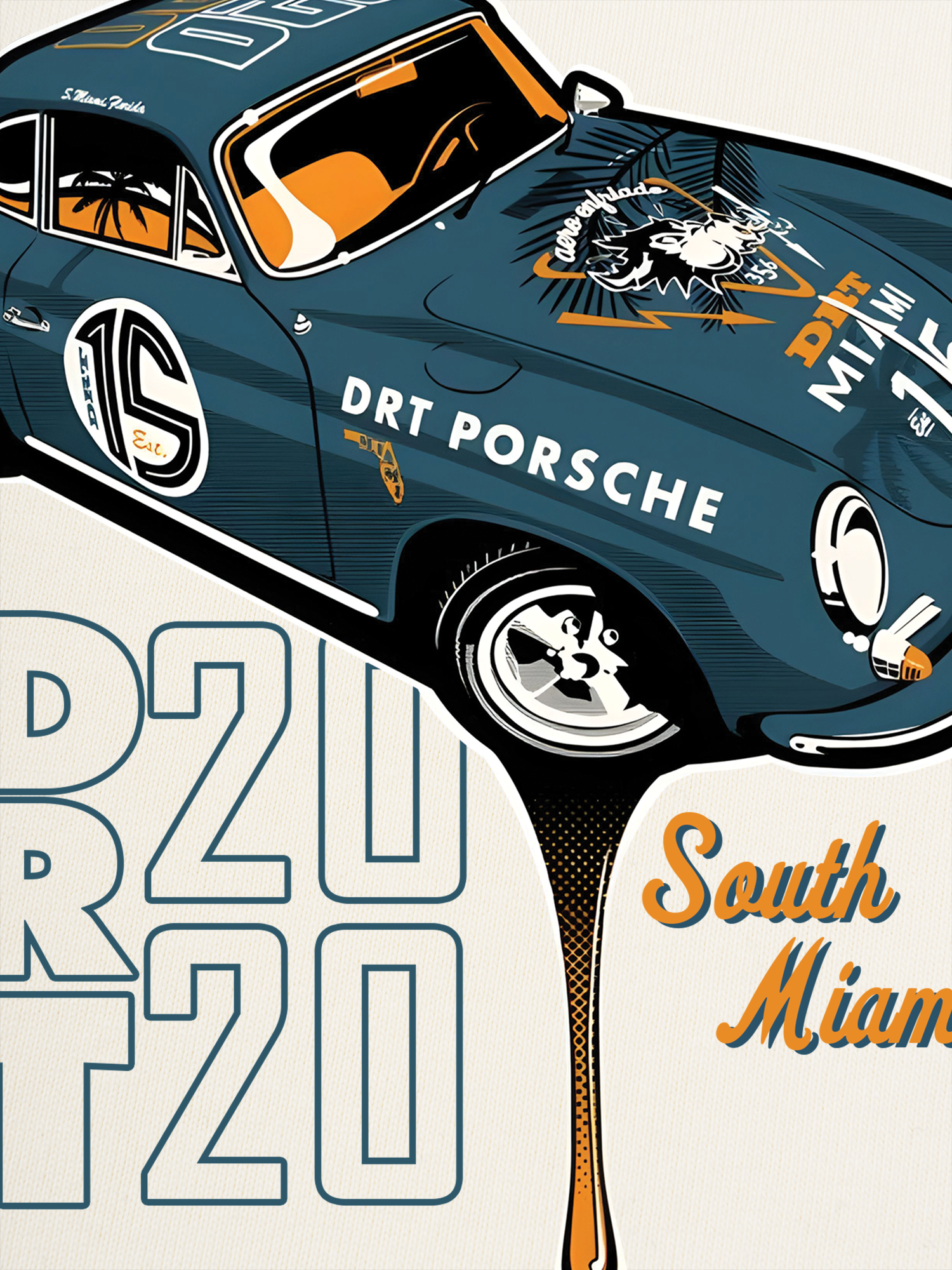 Áo Thun Ringer Relaxed Fit PORSCHE DRT