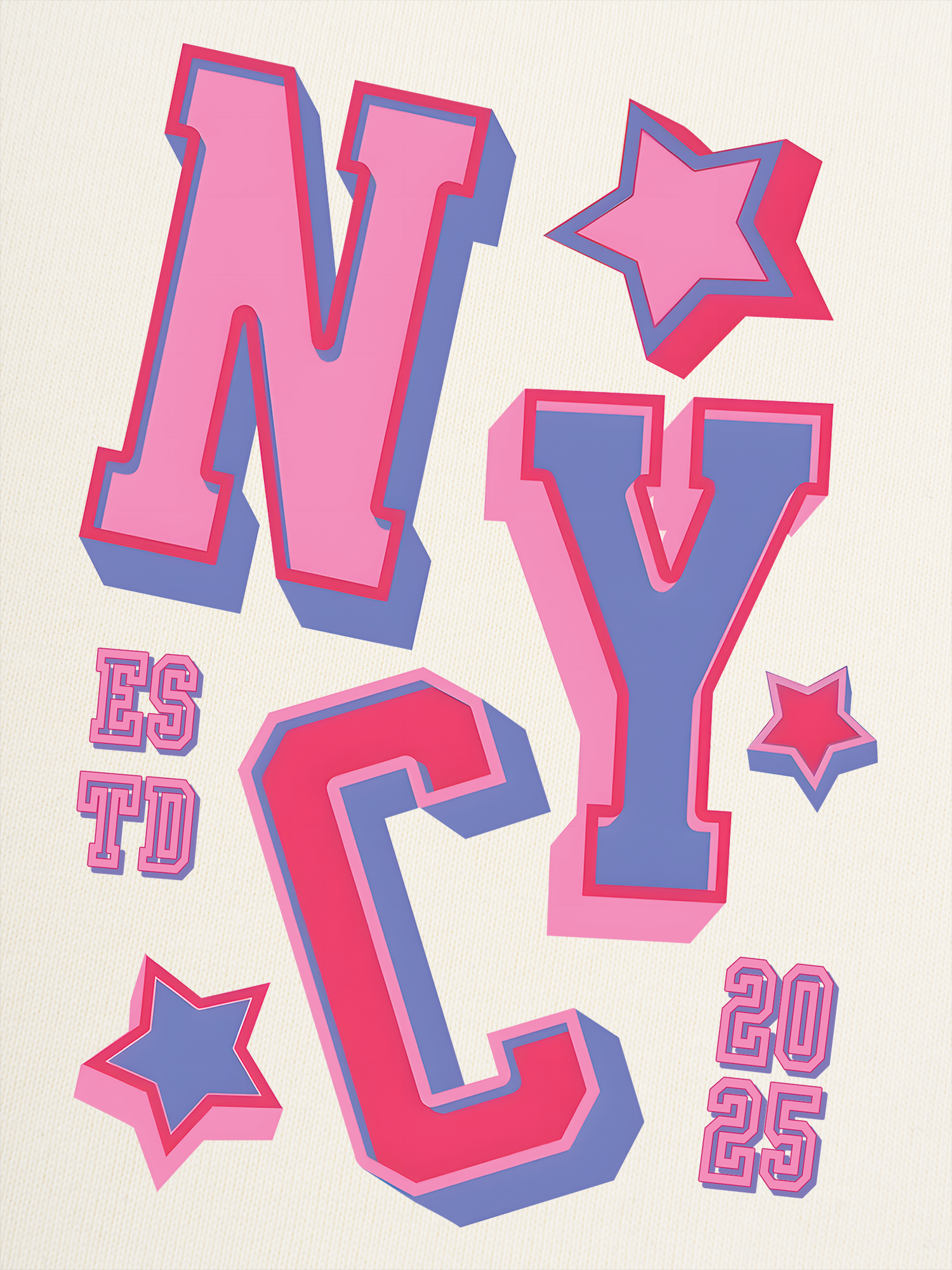 Áo Thun Ringer Relaxed Fit City NYC