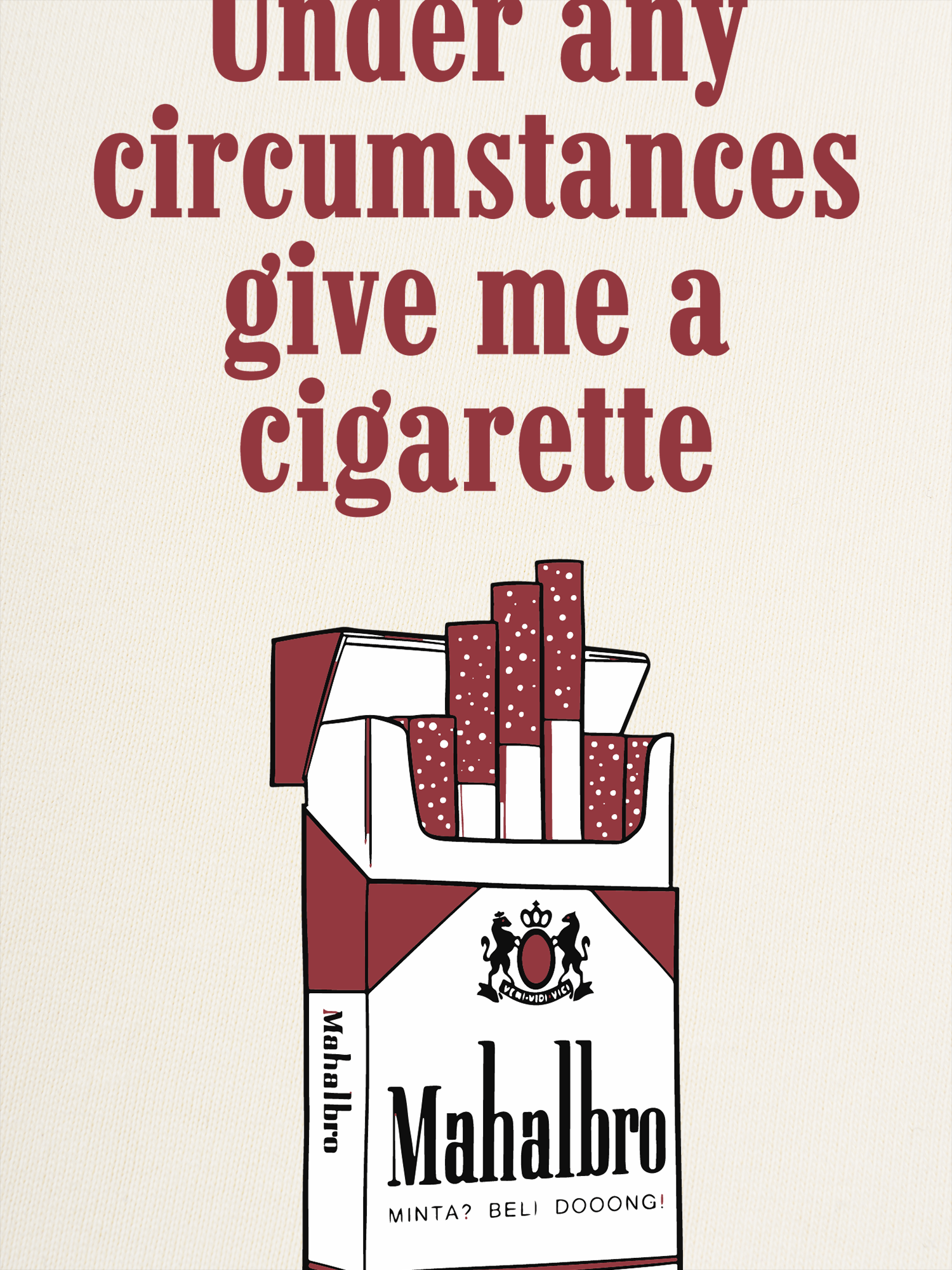 Áo Thun Ringer Relaxed Fit Marlboro Do Not Under