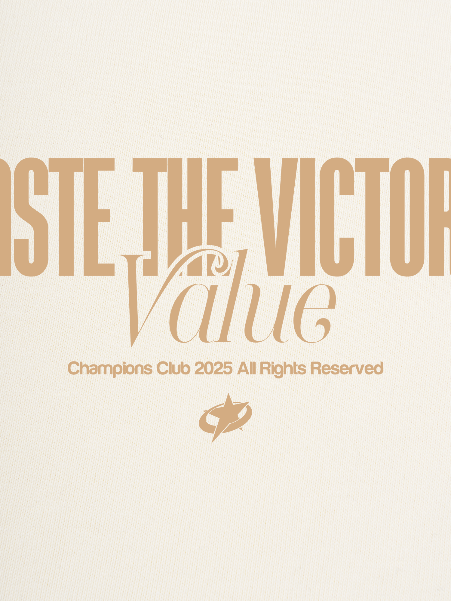 Áo Thun Ringer Relaxed Fit Champions Taste The Victory