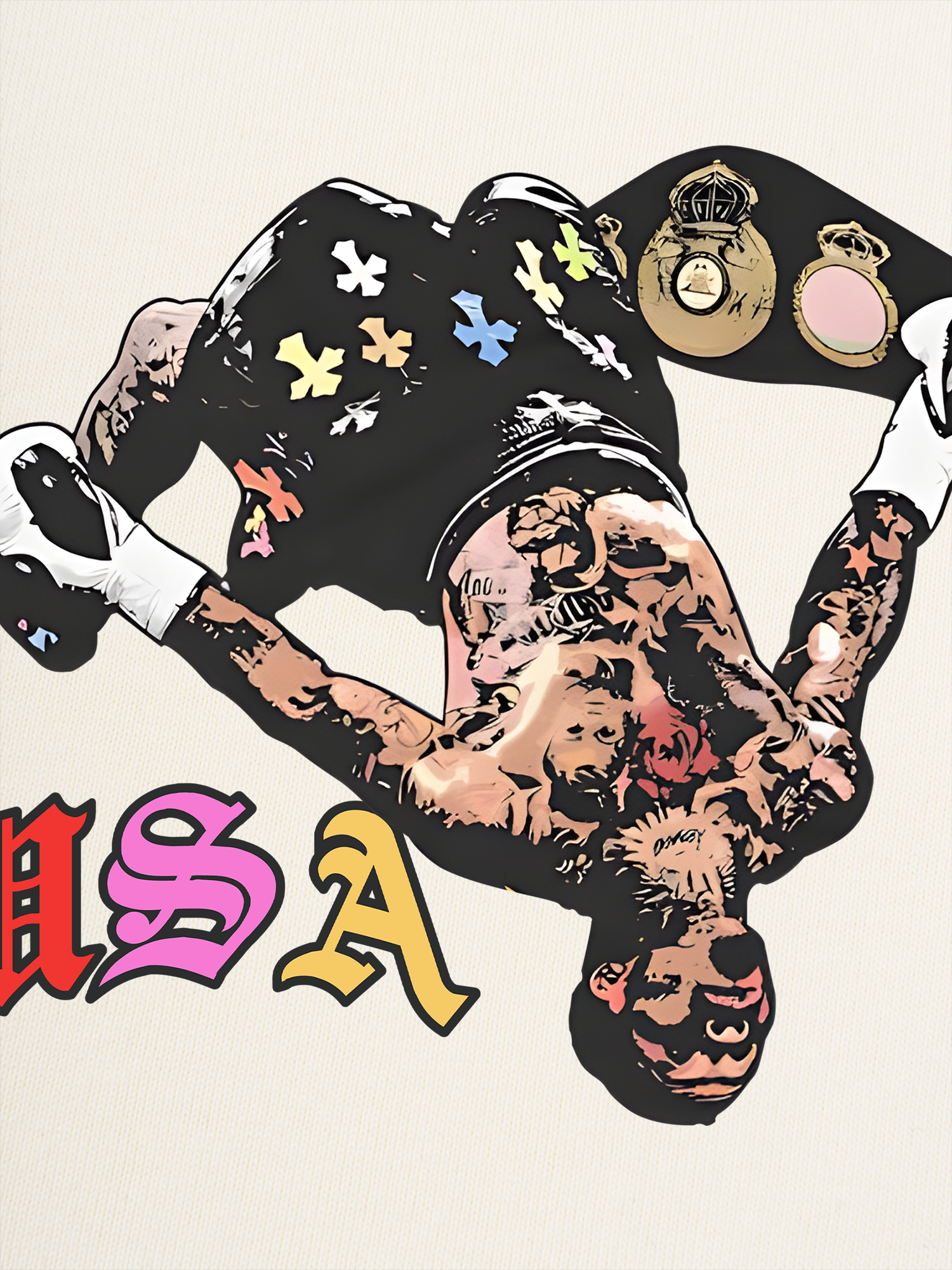 Áo Thun Ringer Relaxed Fit Champions USA Backflip