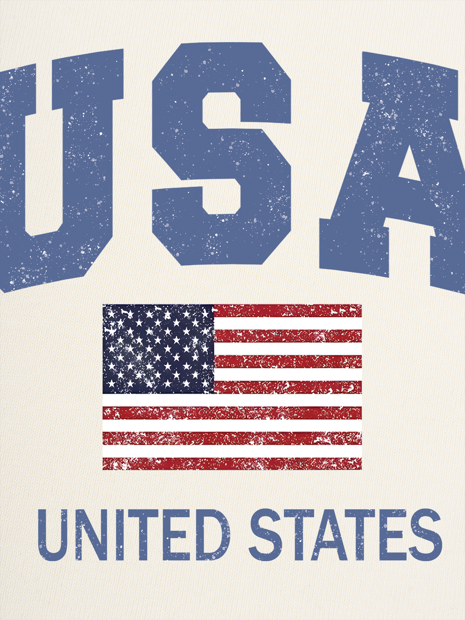 Áo Thun Ringer Relaxed Fit USA Vintage United State