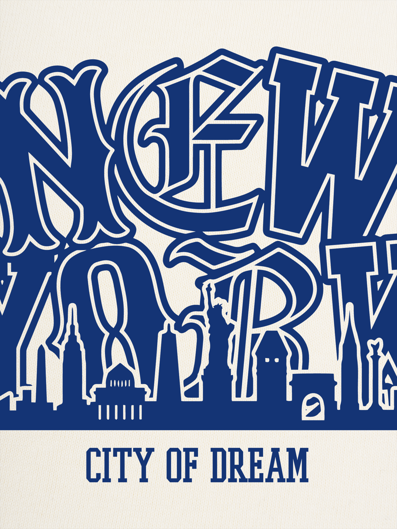 Áo Thun Ringer Relaxed Fit USA City Of Dream