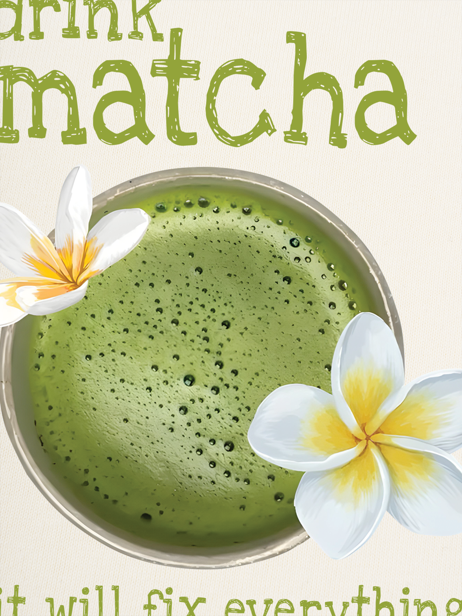 Áo Thun Ringer Relaxed Fit Matcha Will Fix Everything