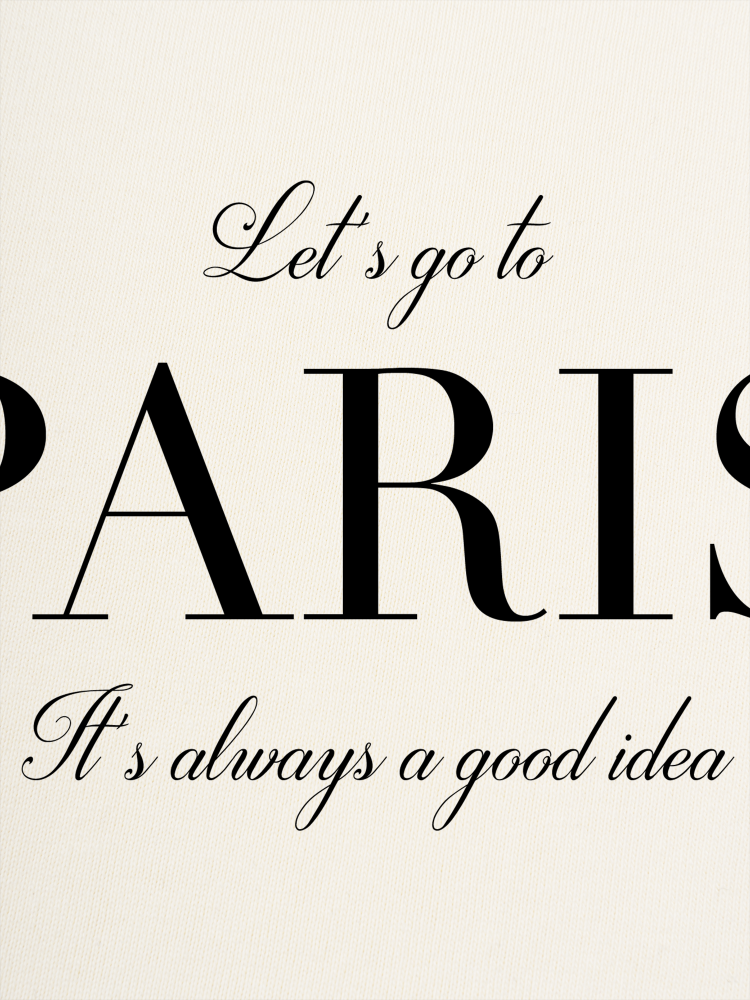 Áo Thun Ringer Relaxed Fit City Let's go to Paris