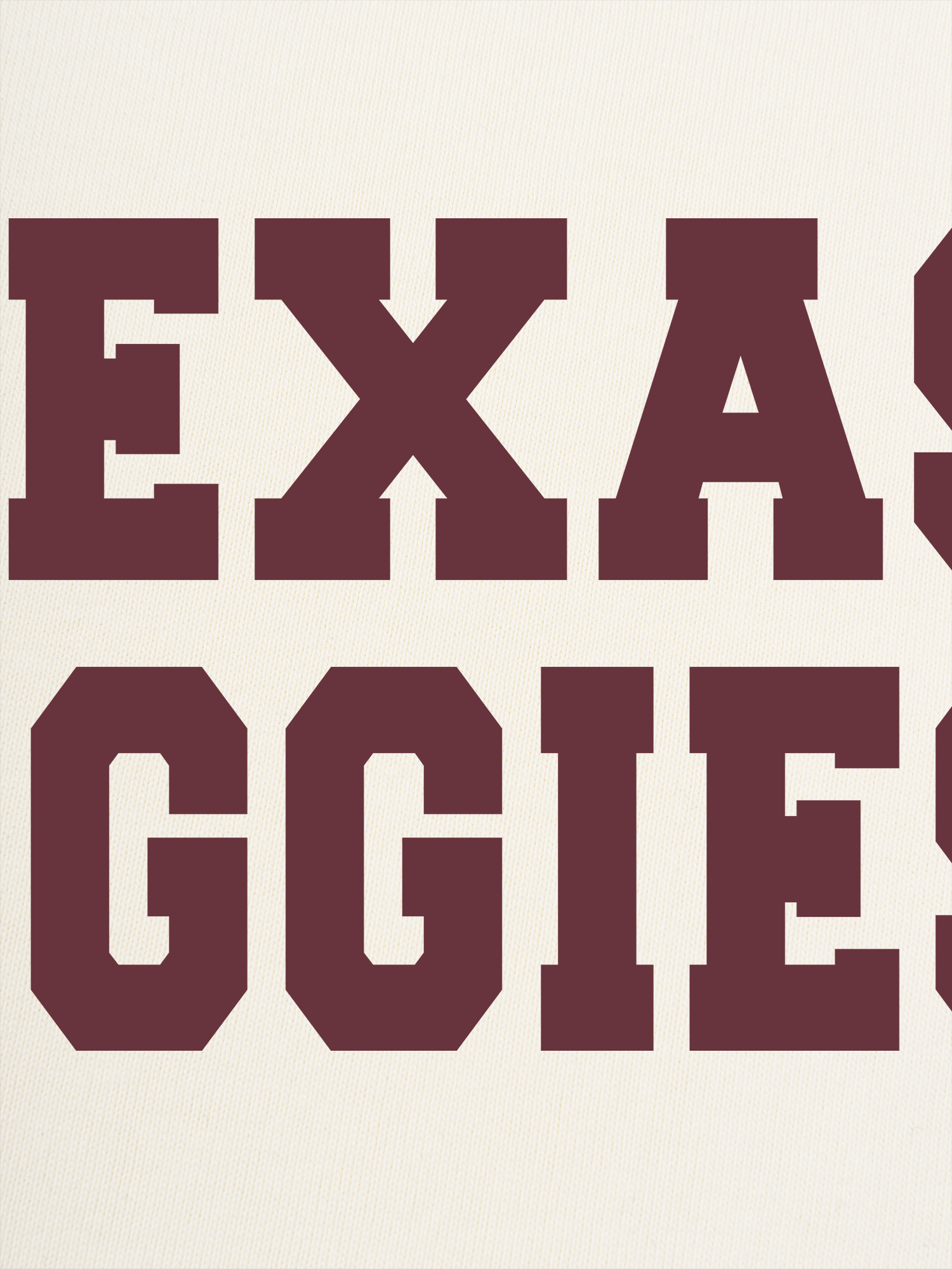 Áo Thun Ringer Relaxed Fit USA Texas Aggies