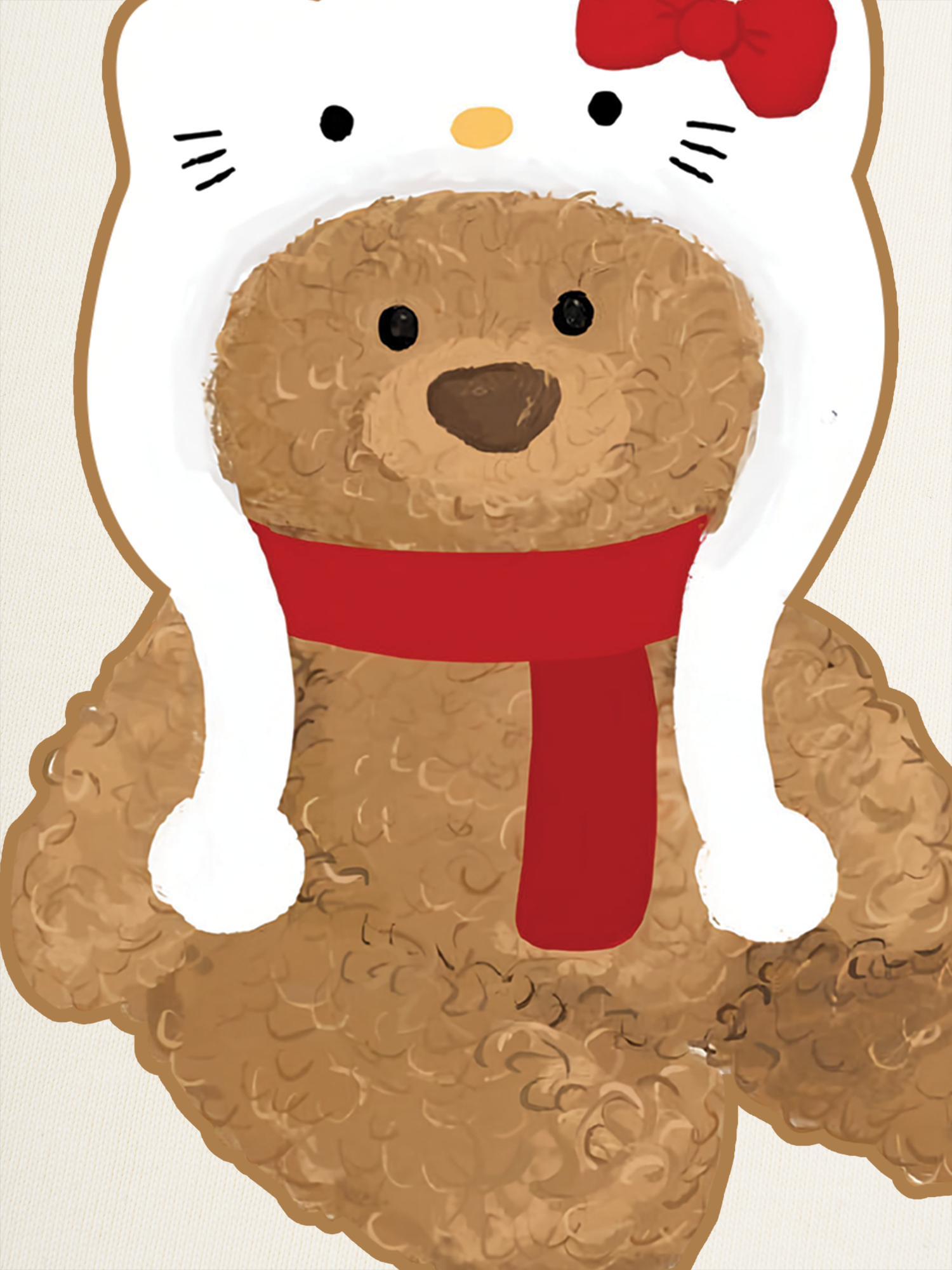 Áo Thun Ringer Relaxed Fit Sweetie Bear