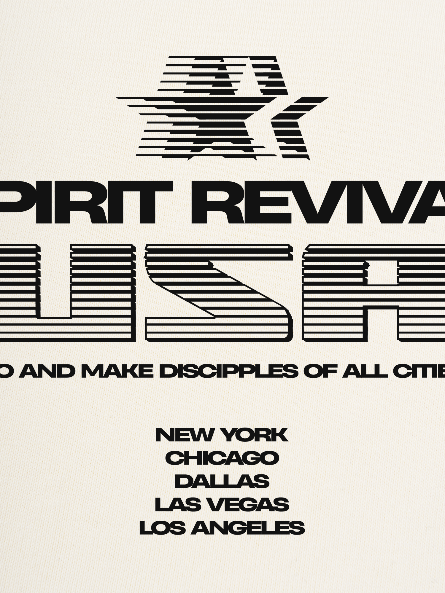 Áo Thun Ringer Relaxed Fit USA Spirit Revival